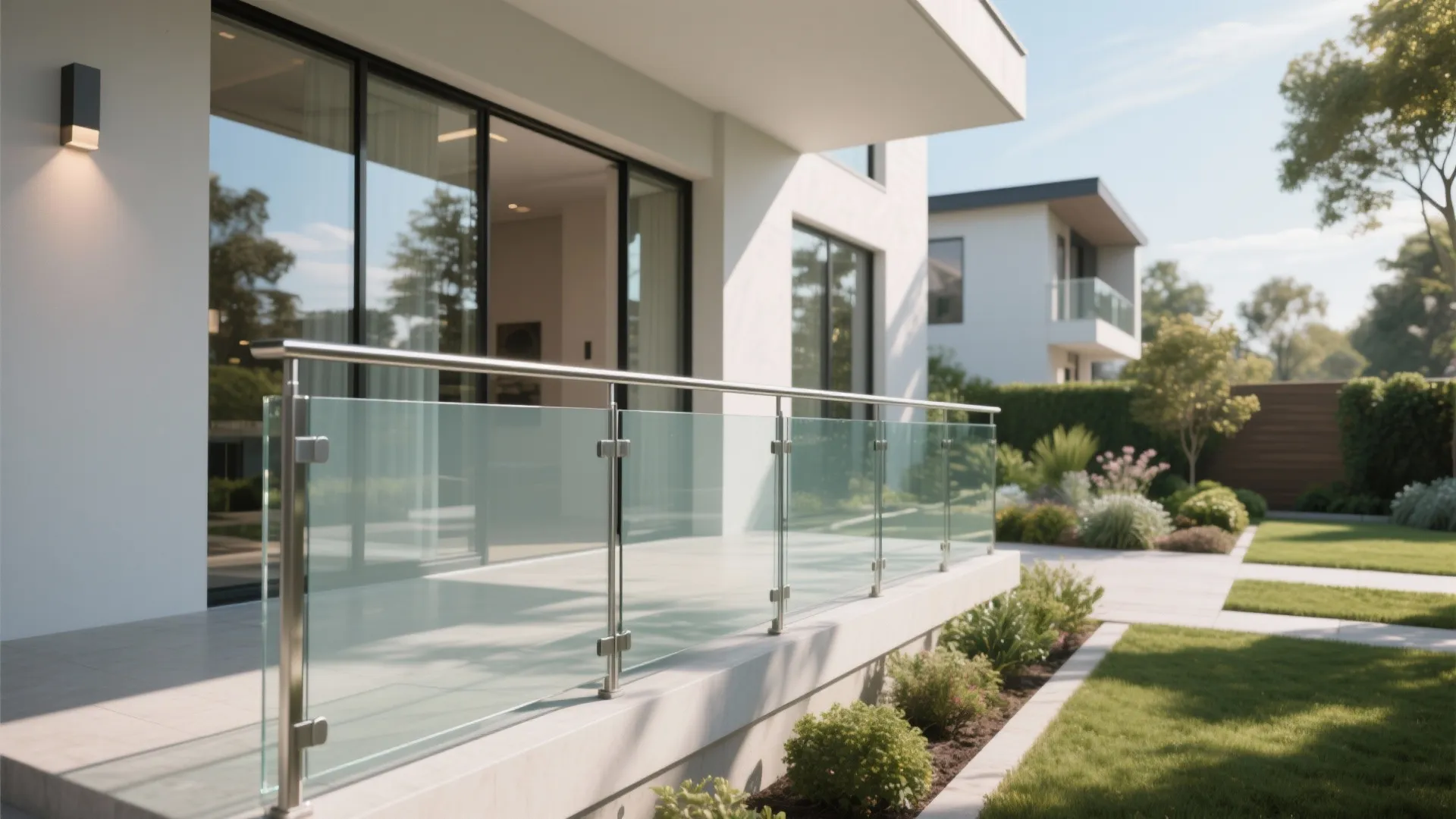 3. Glass Panel Inserts for a Modern Transparent Look