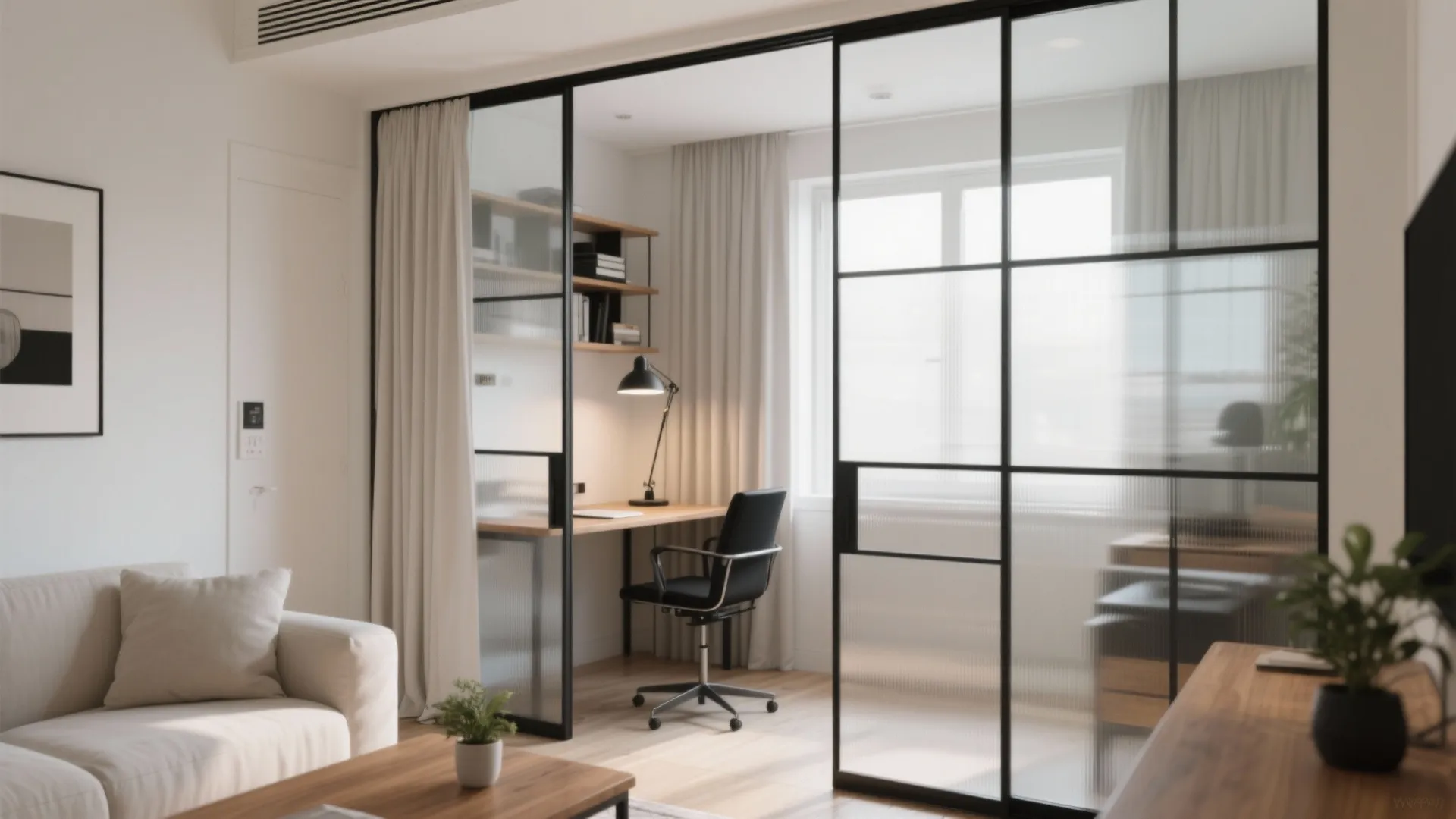 Glass panels for light and openness