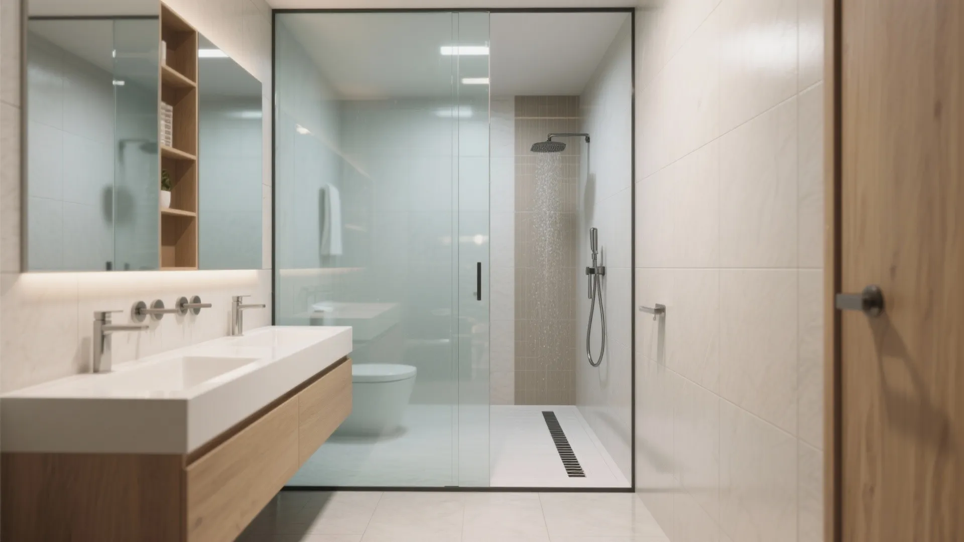 1. Go open with a single glass panel