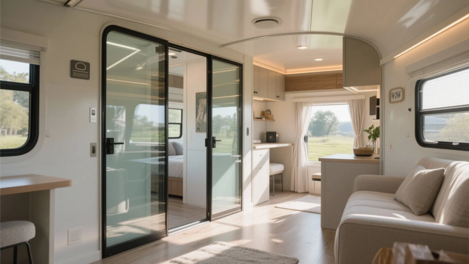 Glass Panels for Light Flow