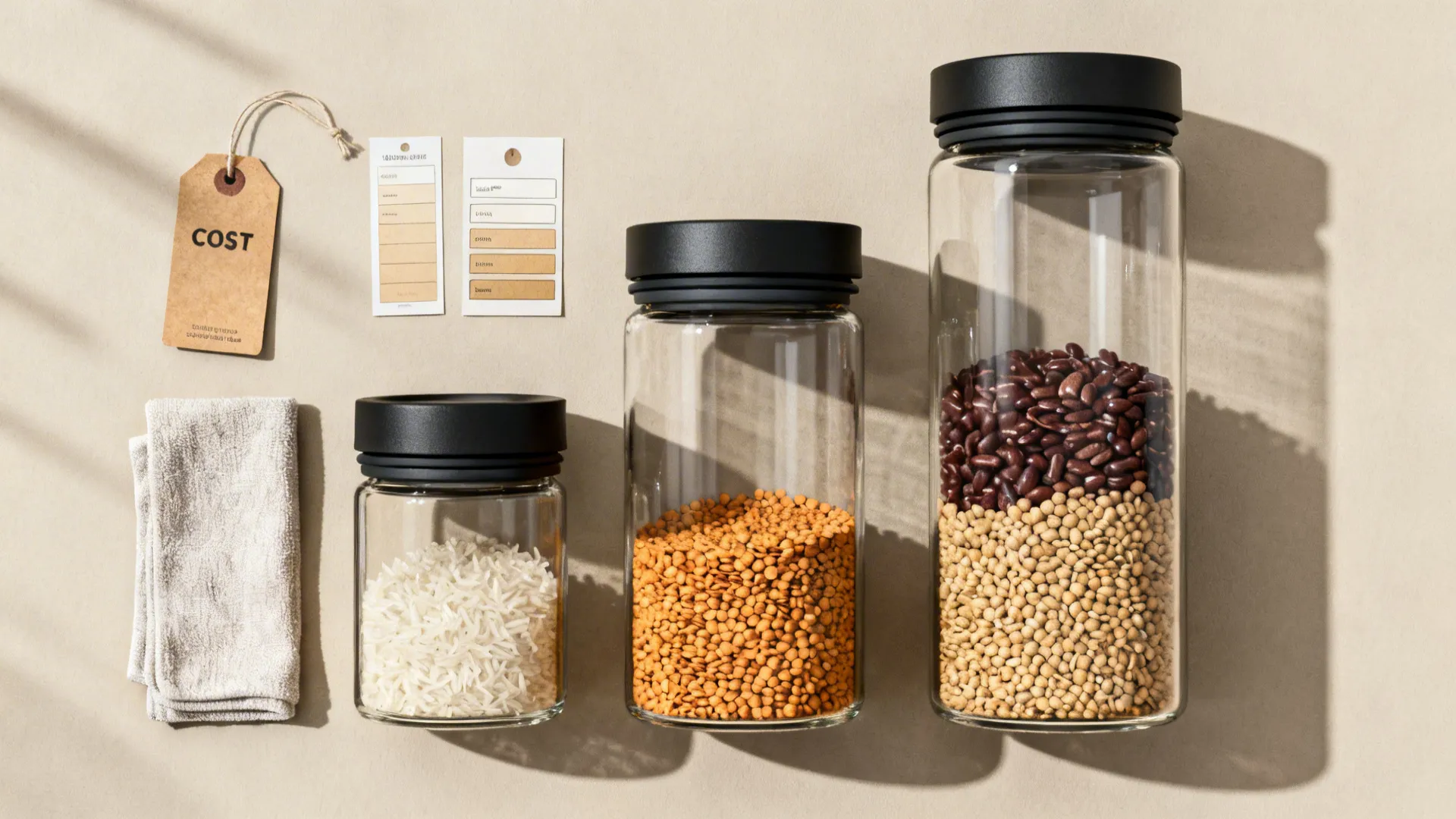 Minimalist Glass Pantry Walls