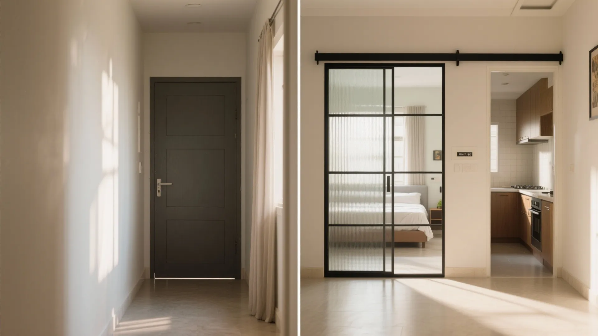 Sliding Glass to Open Up Space