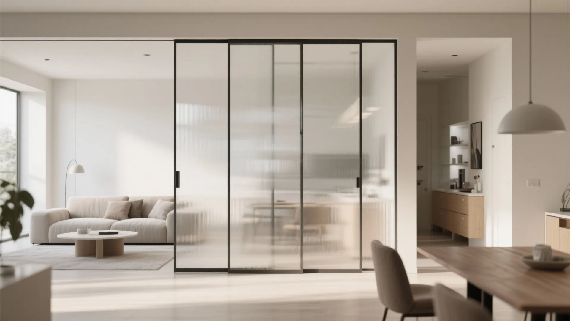 6. Sliding or Glass Partitions