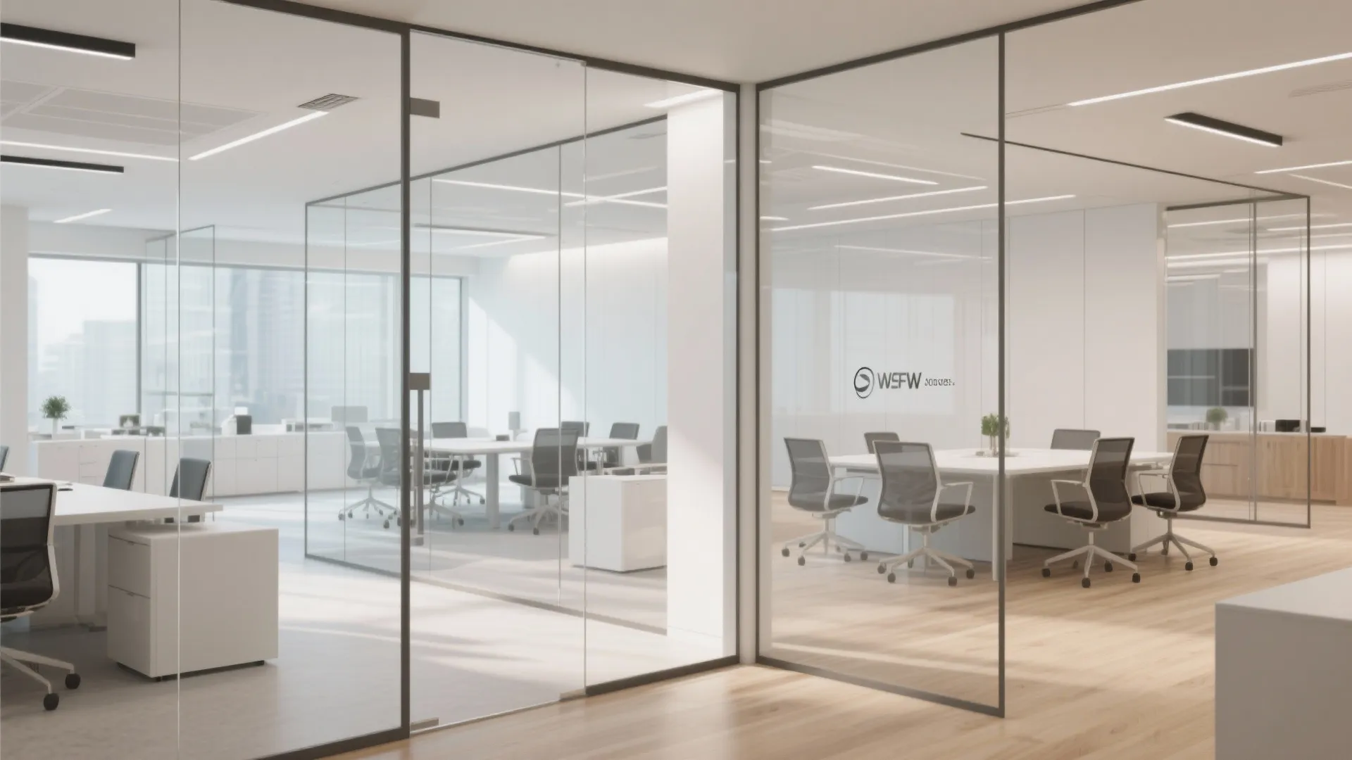 4. Glass Partitions