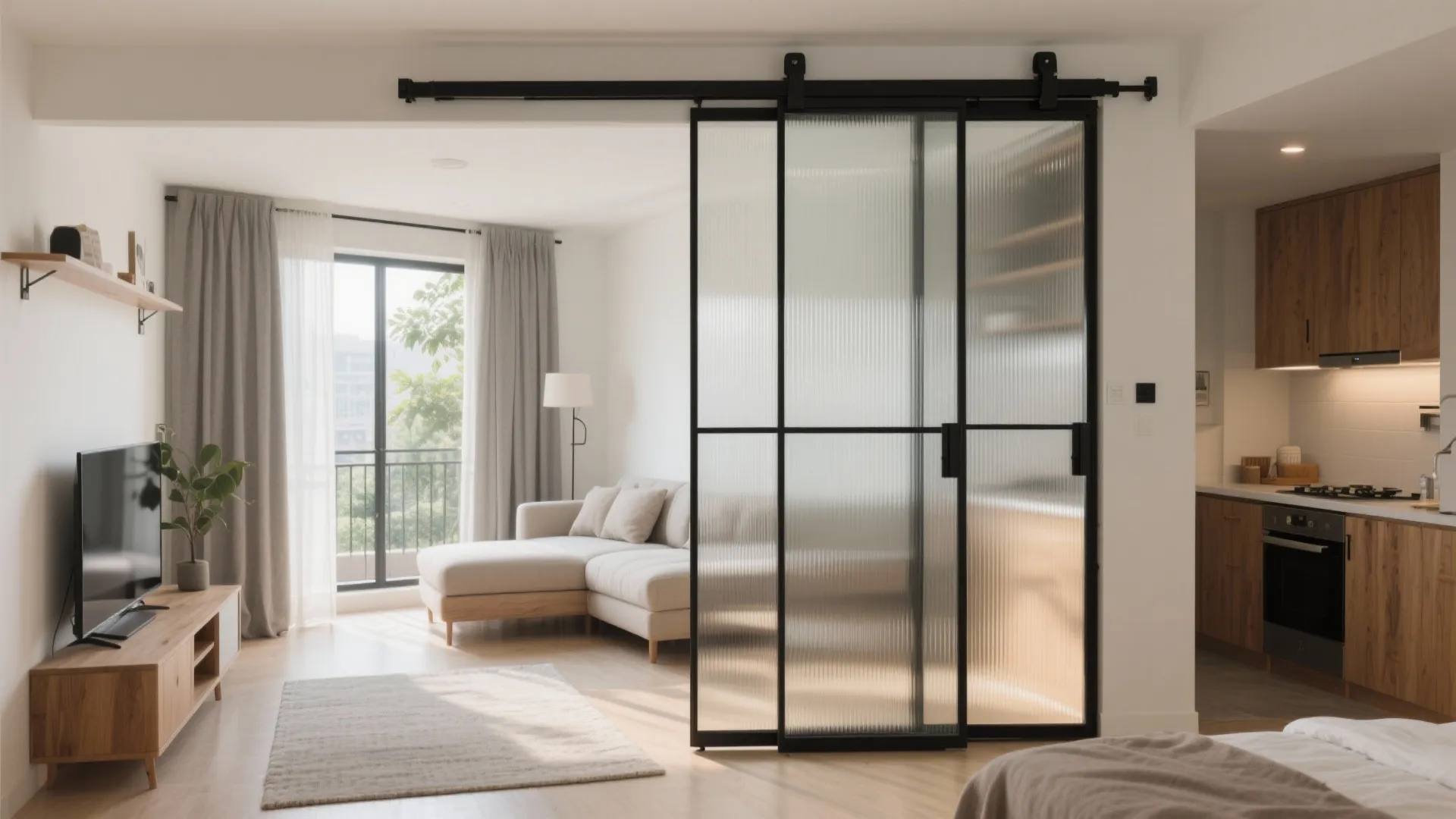 Sliding Glass Partitions to Carve Zones