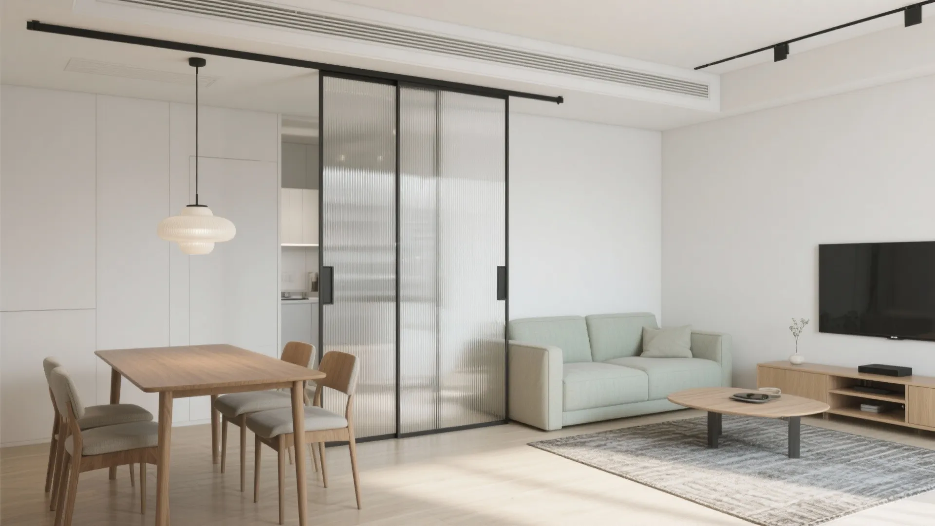Lightweight Partitions: Glass, Screens, and Curtains