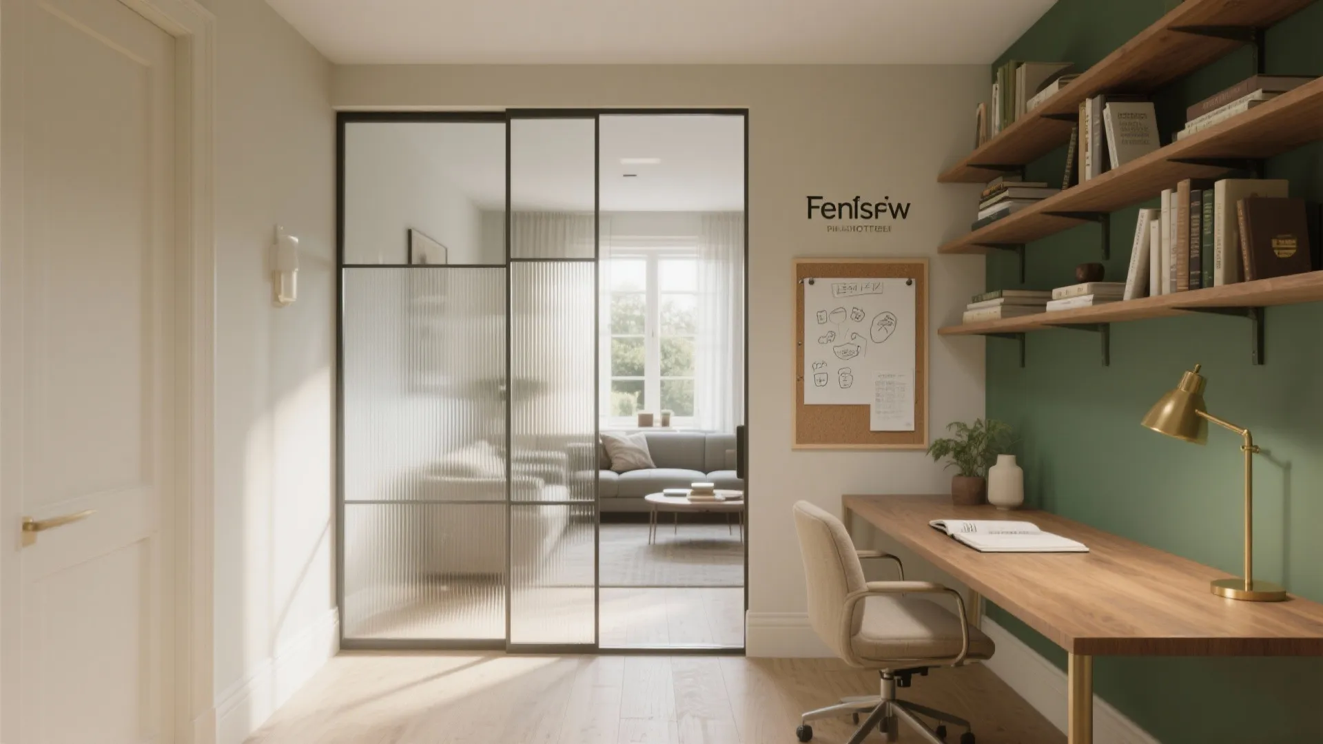 Borrowed Light: Glass Partition and Idea Walls