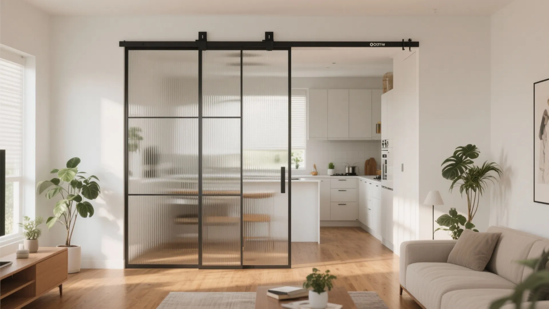 Light Zoning with Sliding Glass