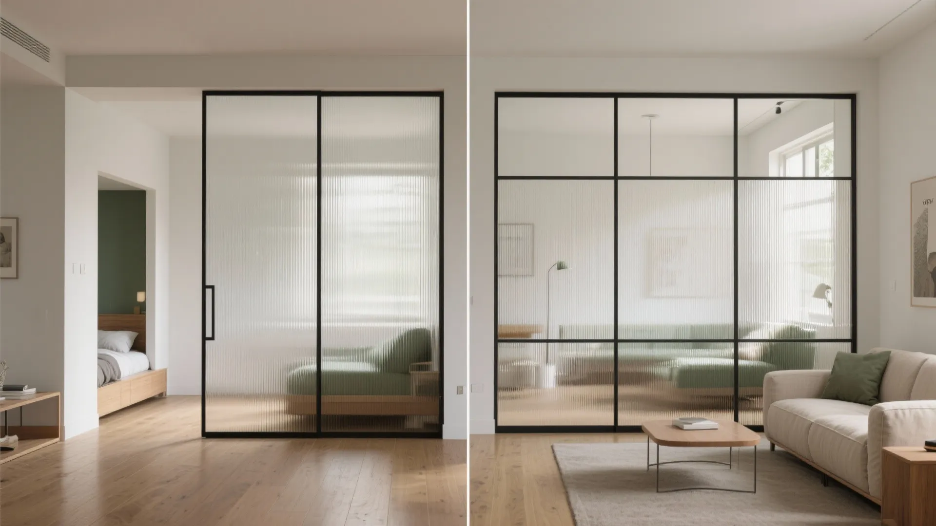 Glass Partition for Airy Separation