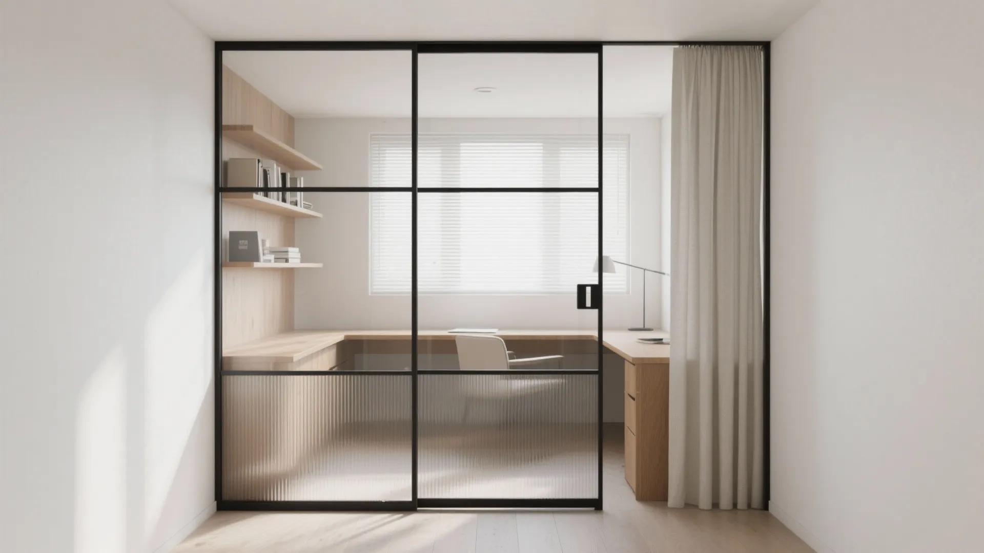 Borrowed Light with a Glass Partition