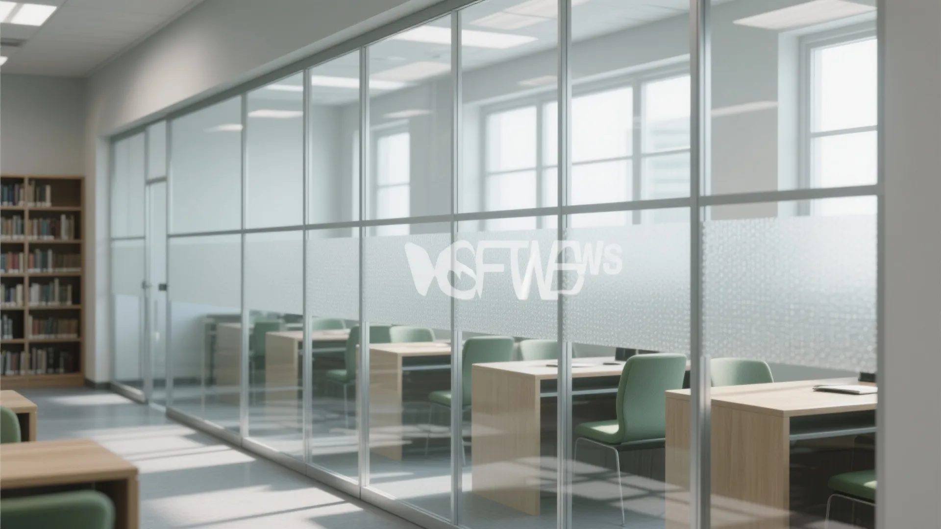 Glass partitions to bring light—and still keep it quiet