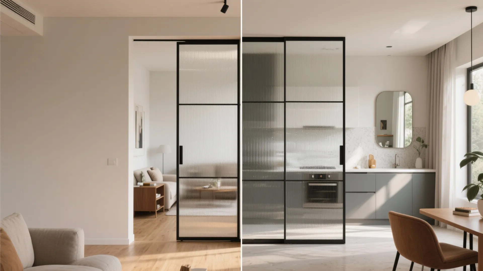 Glass Partitions and Reflective Surfaces to “Stretch” Space