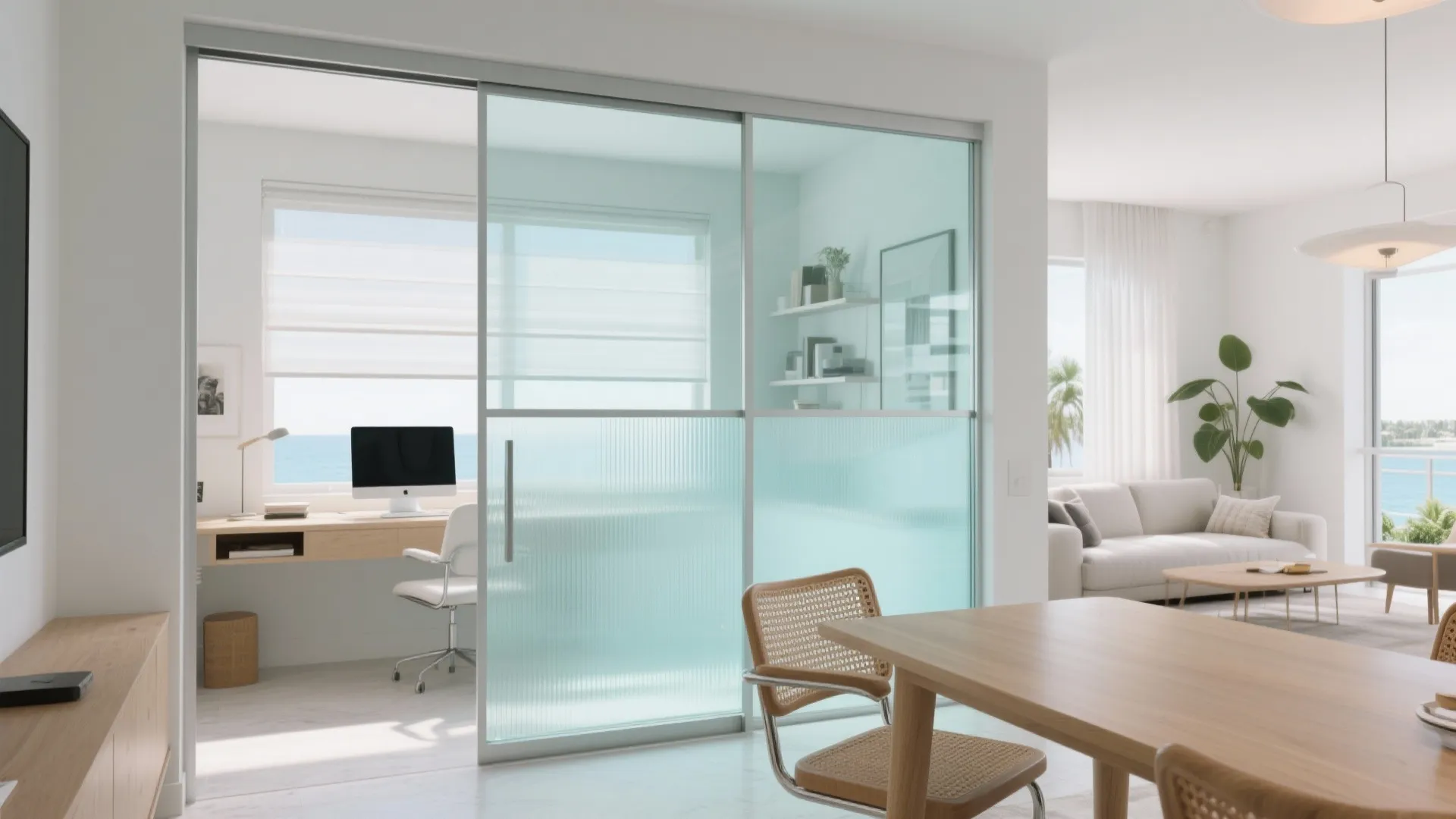 Breezy Glass Partitions and Sun Control