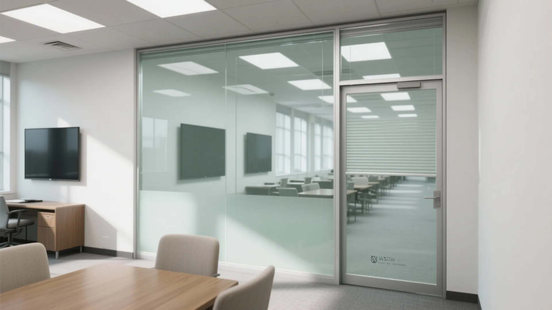 Glass Partitions for Daylight and Sightlines