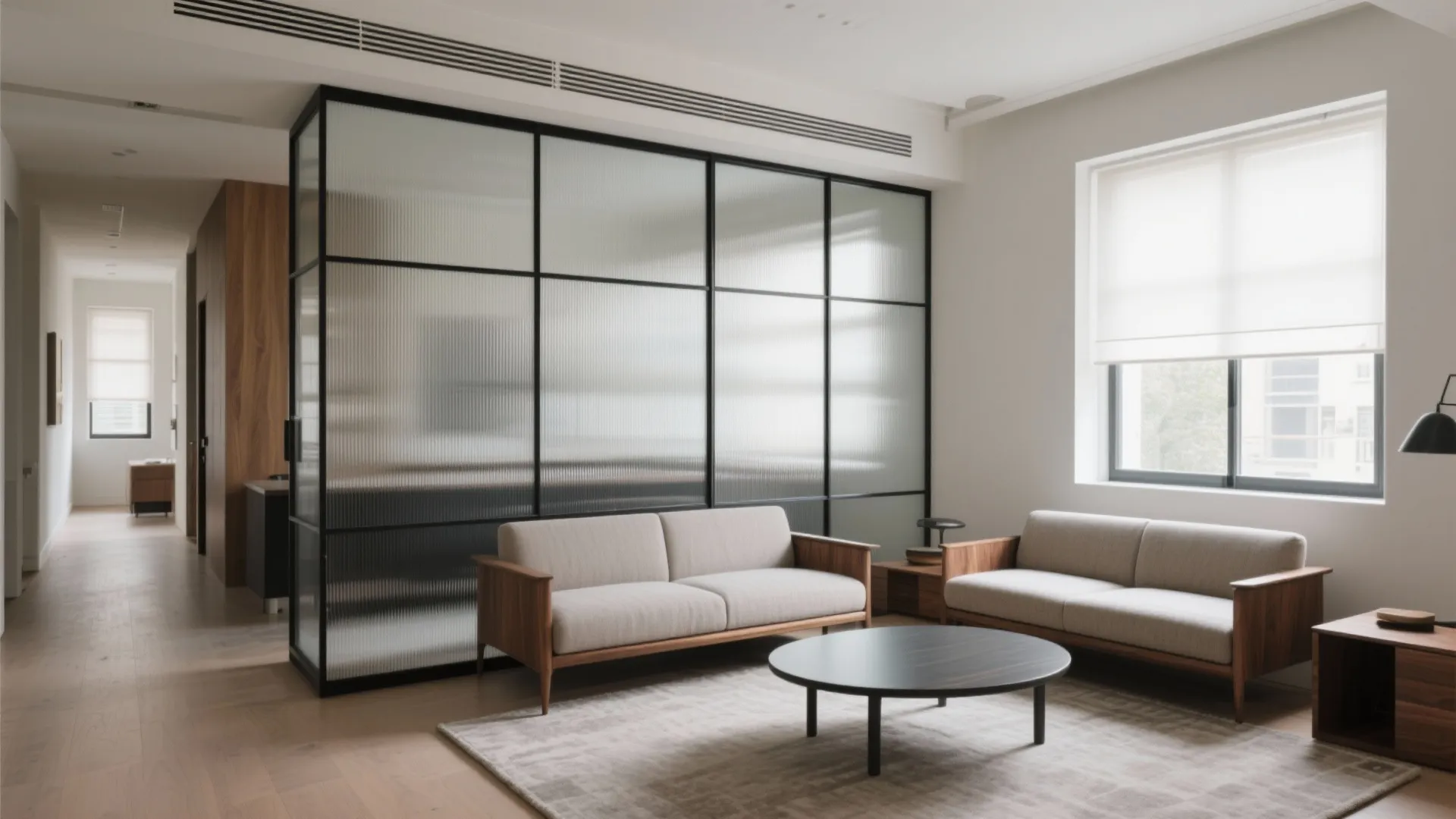 Glass Partition and Borrowed Light