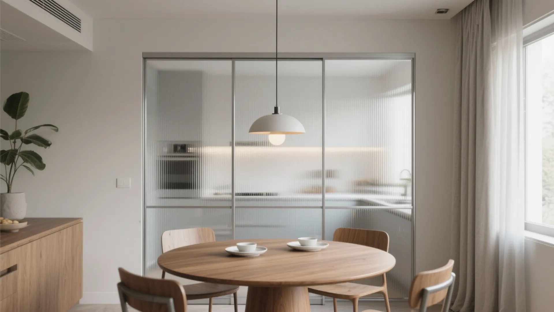 Airy Separation With Glass and Light