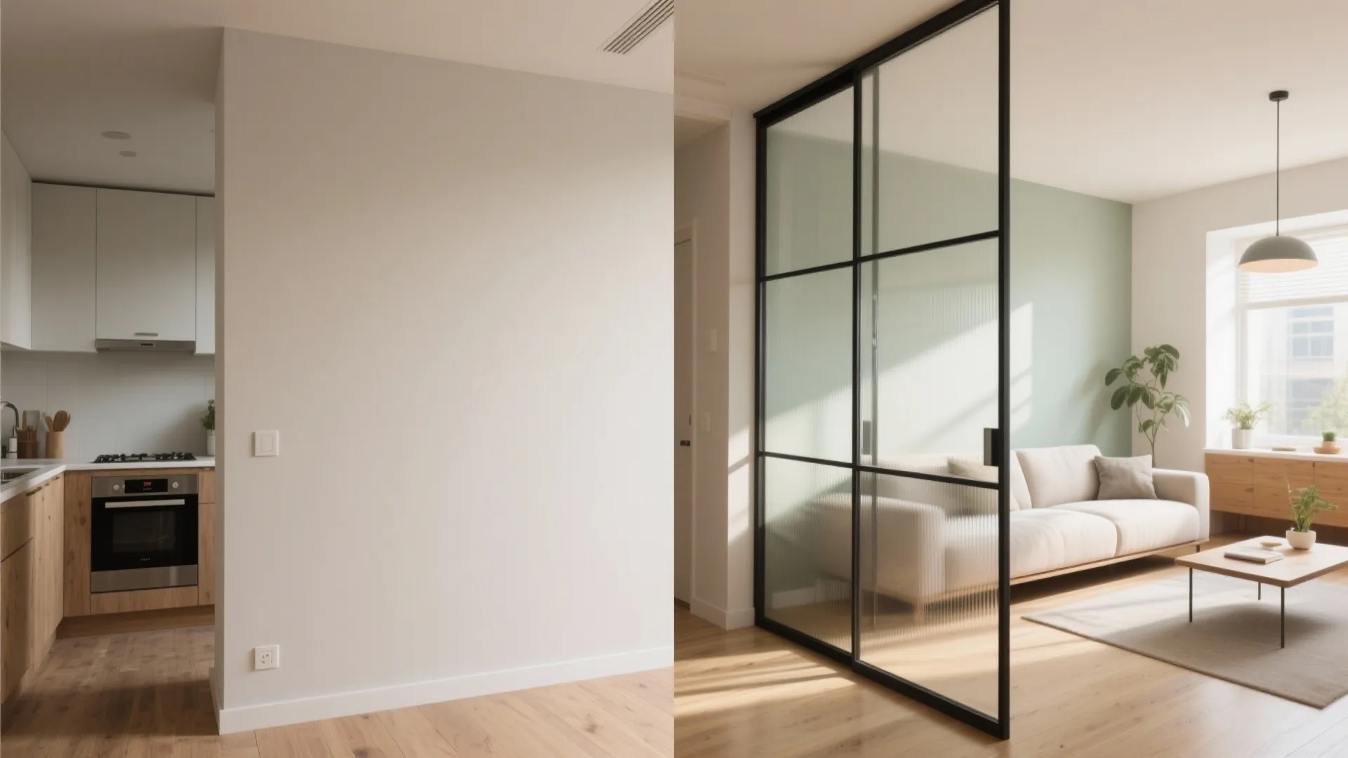 Structural Glass Partition for Daylight and Flow
