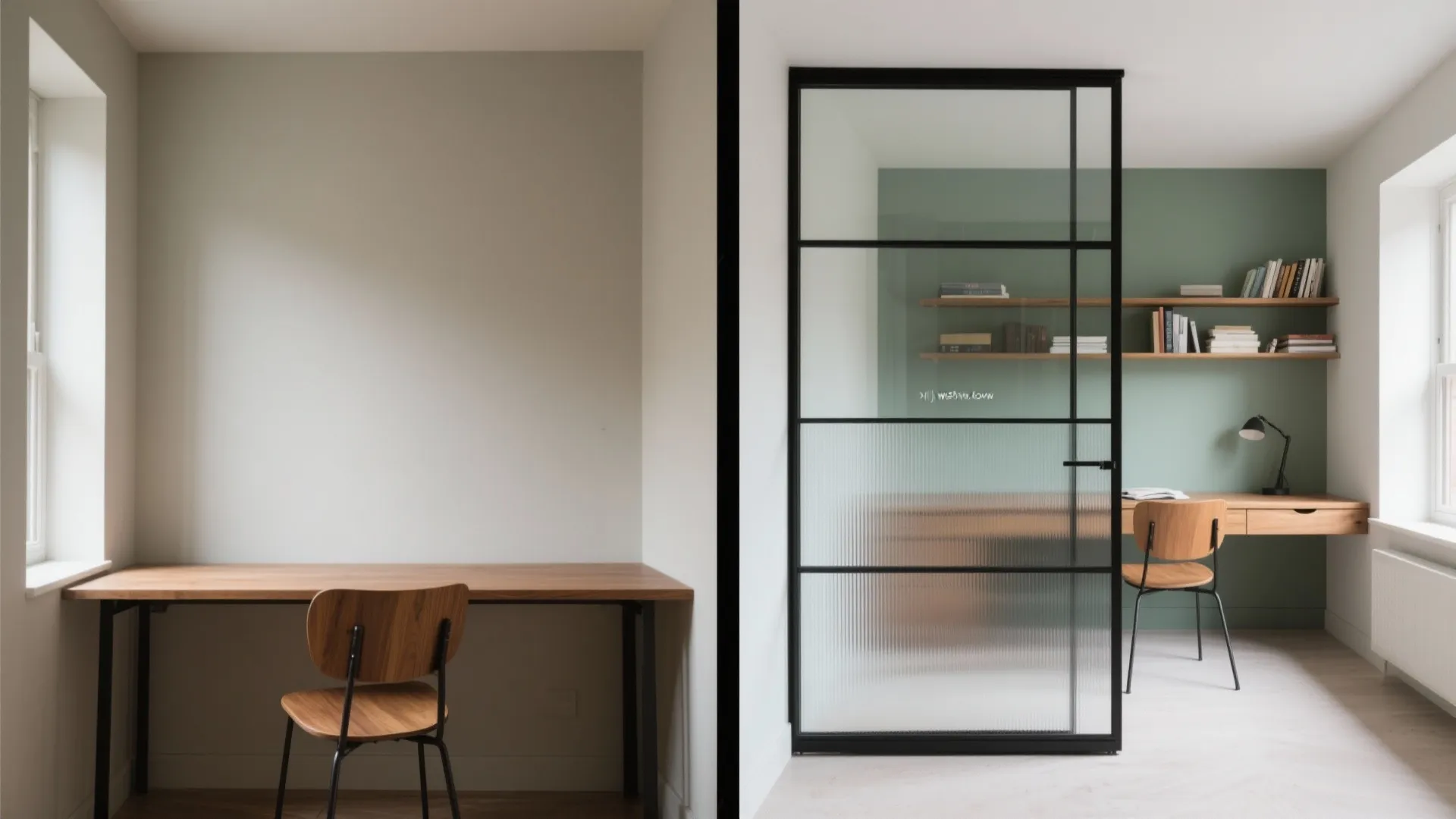 2) The clarity of glass: partitions, doors, and backsplashes