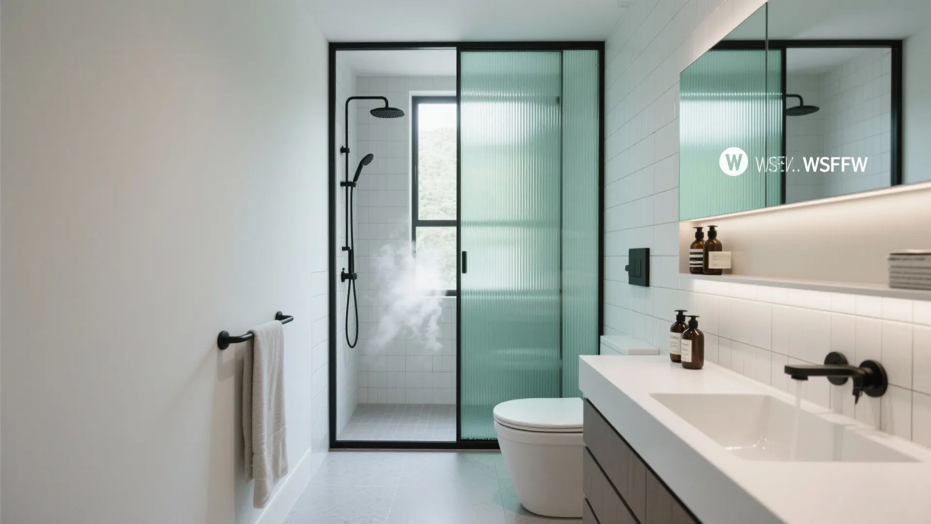 Glass partition clarity for privacy and light