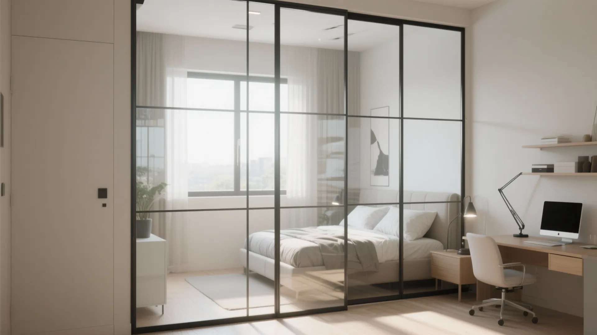 7. Partition with Glass