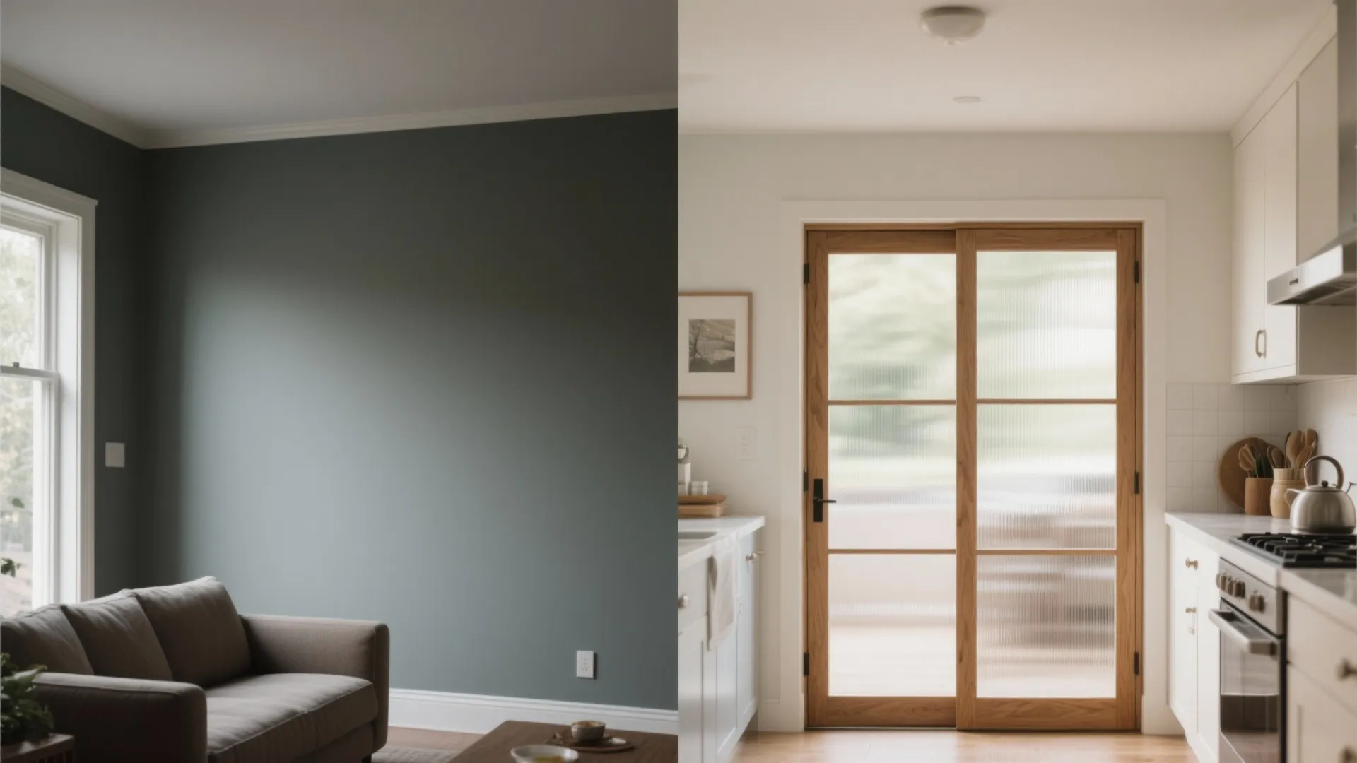 Glass to borrow light, not privacy