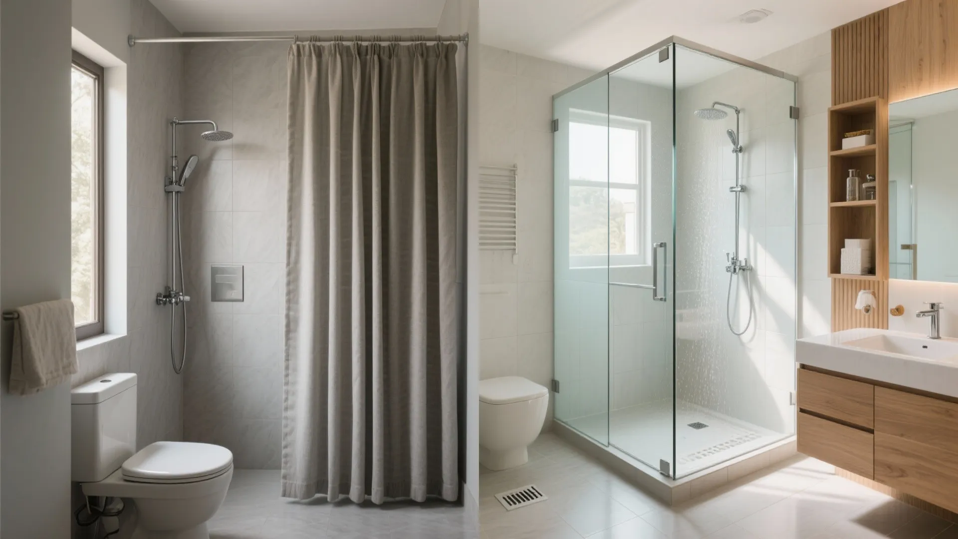 The Airy Feel of Glass Shower Partitions