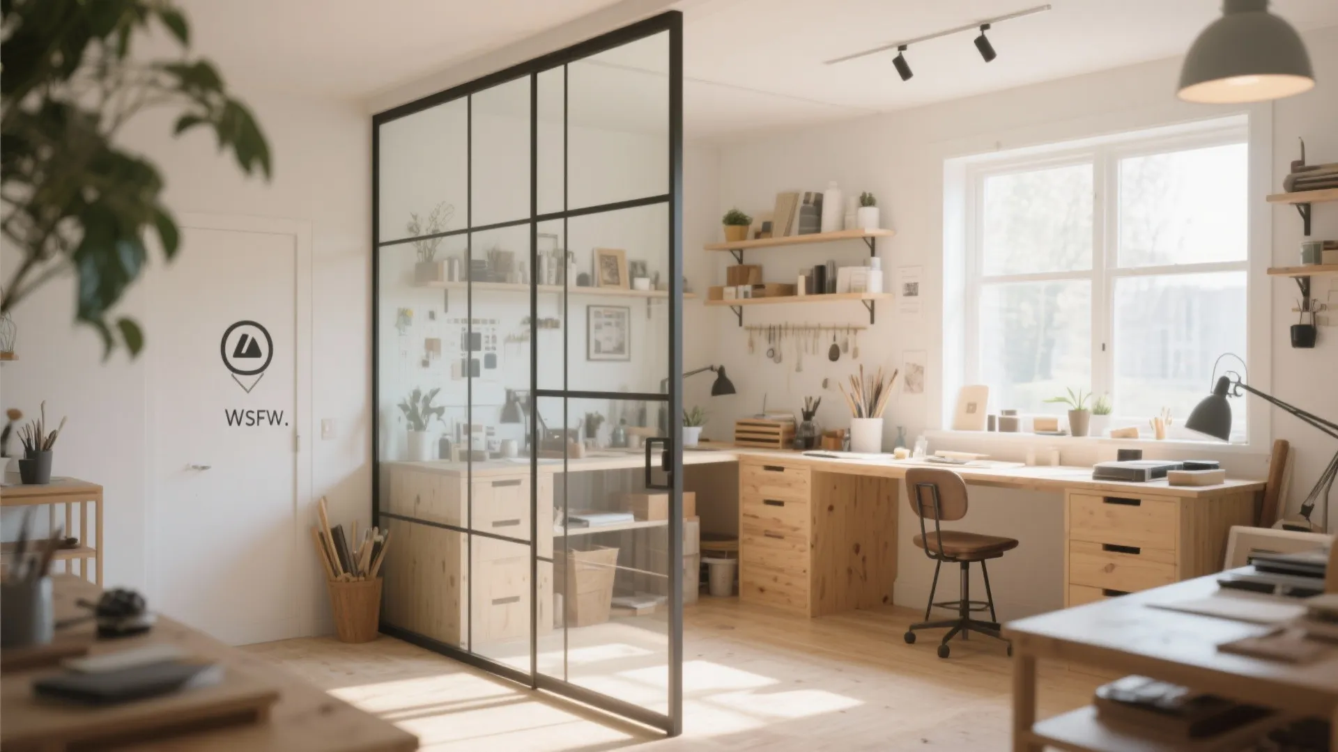 6. Glass Partition for Light