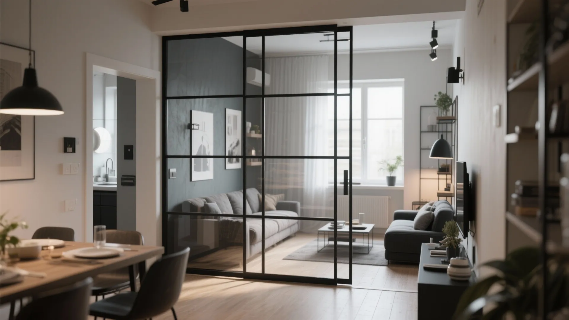 6. Glass Partition for Light and Definition