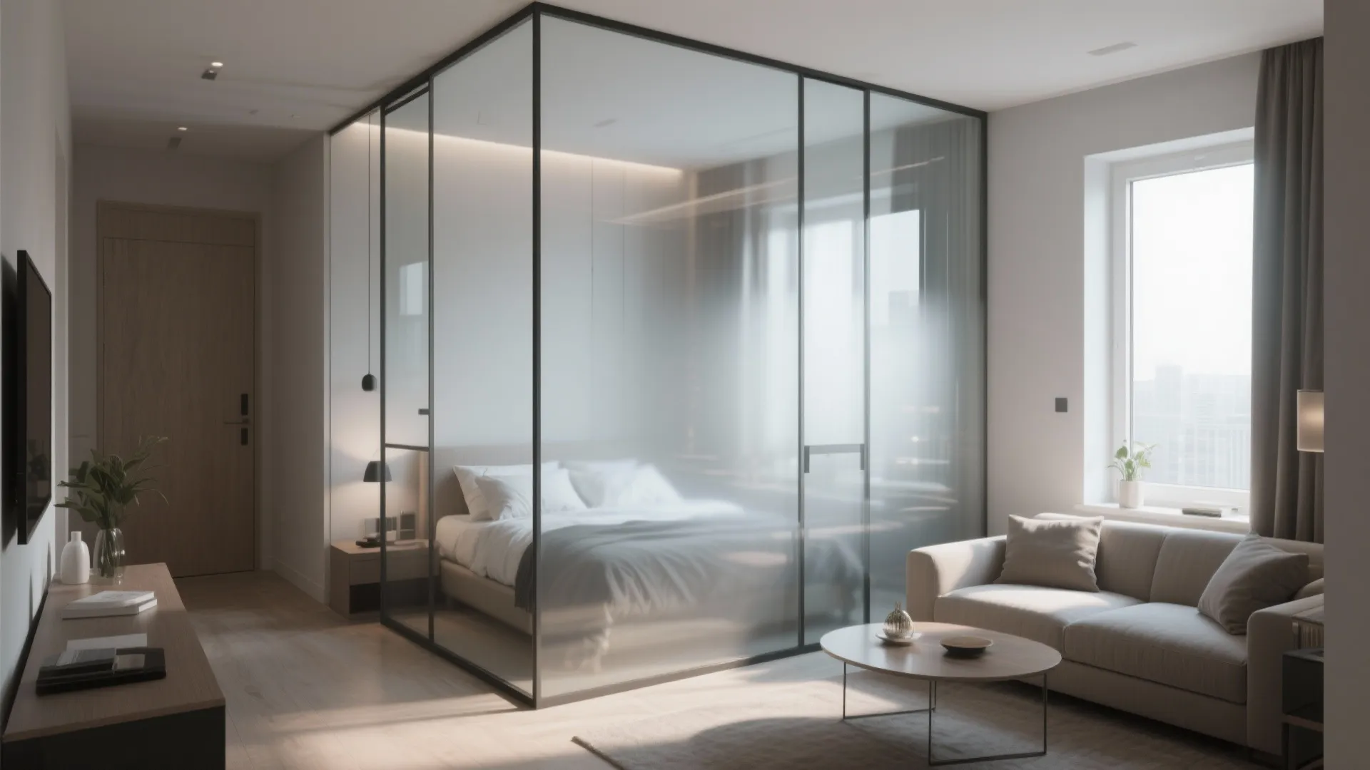 5. Glass Partitions for Light Flow