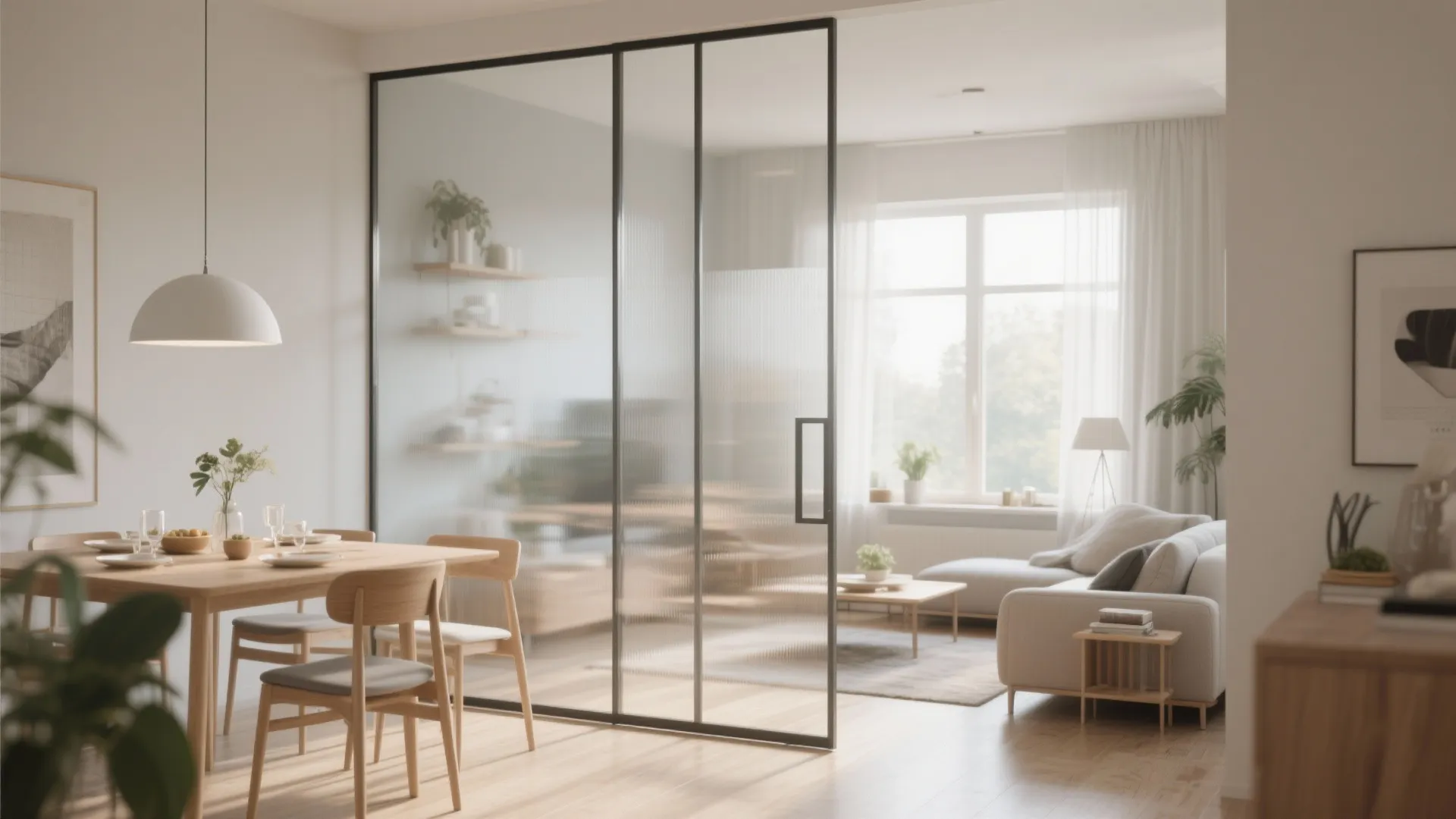 Glass Partitions for Light and Flow