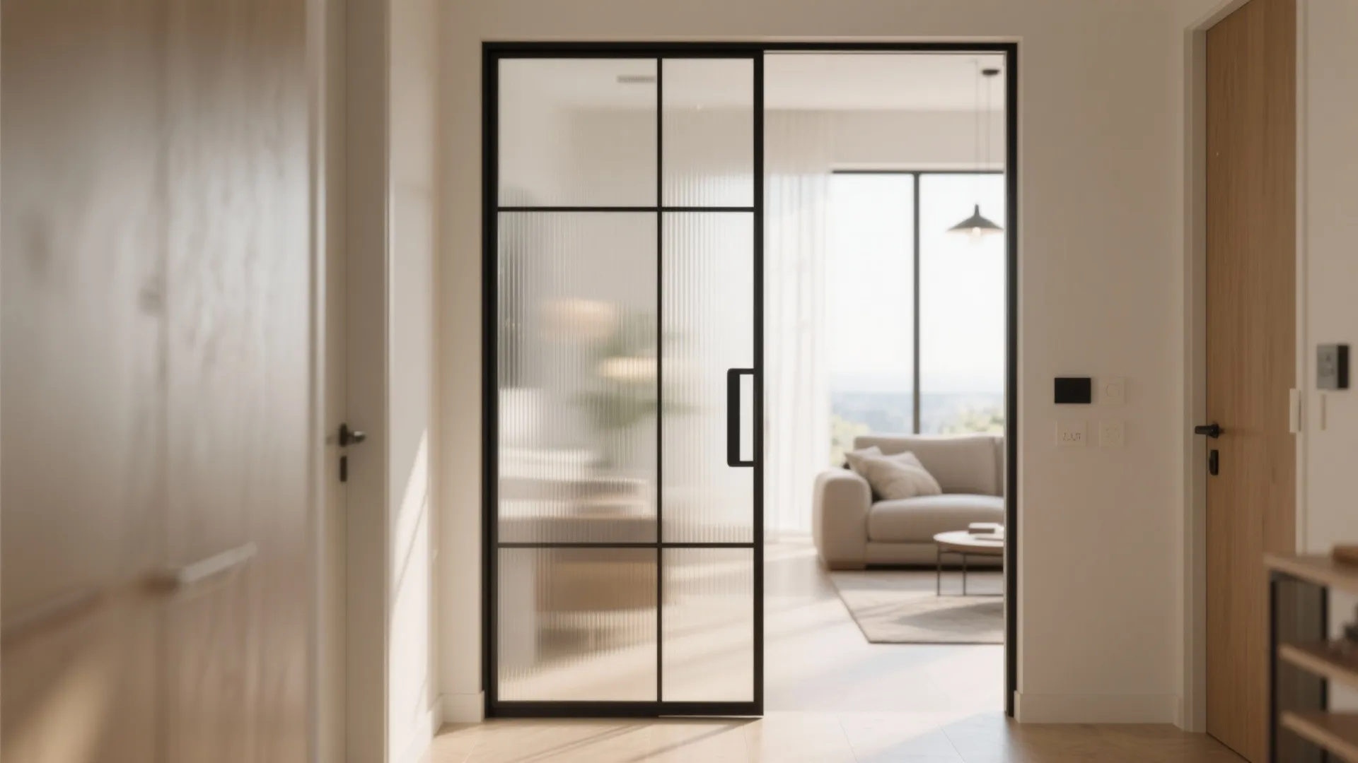 Glass Partitions for Light Flow