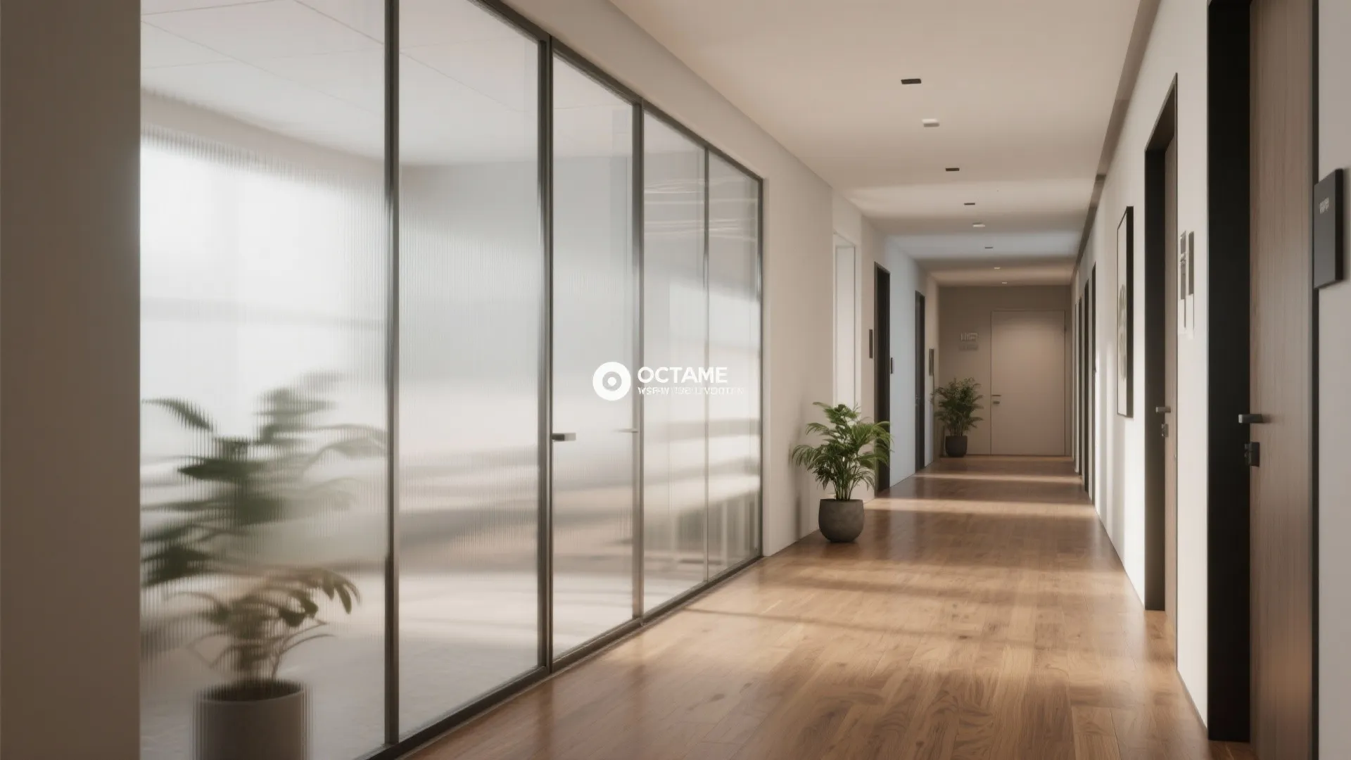 Glass Partitions for Light Flow