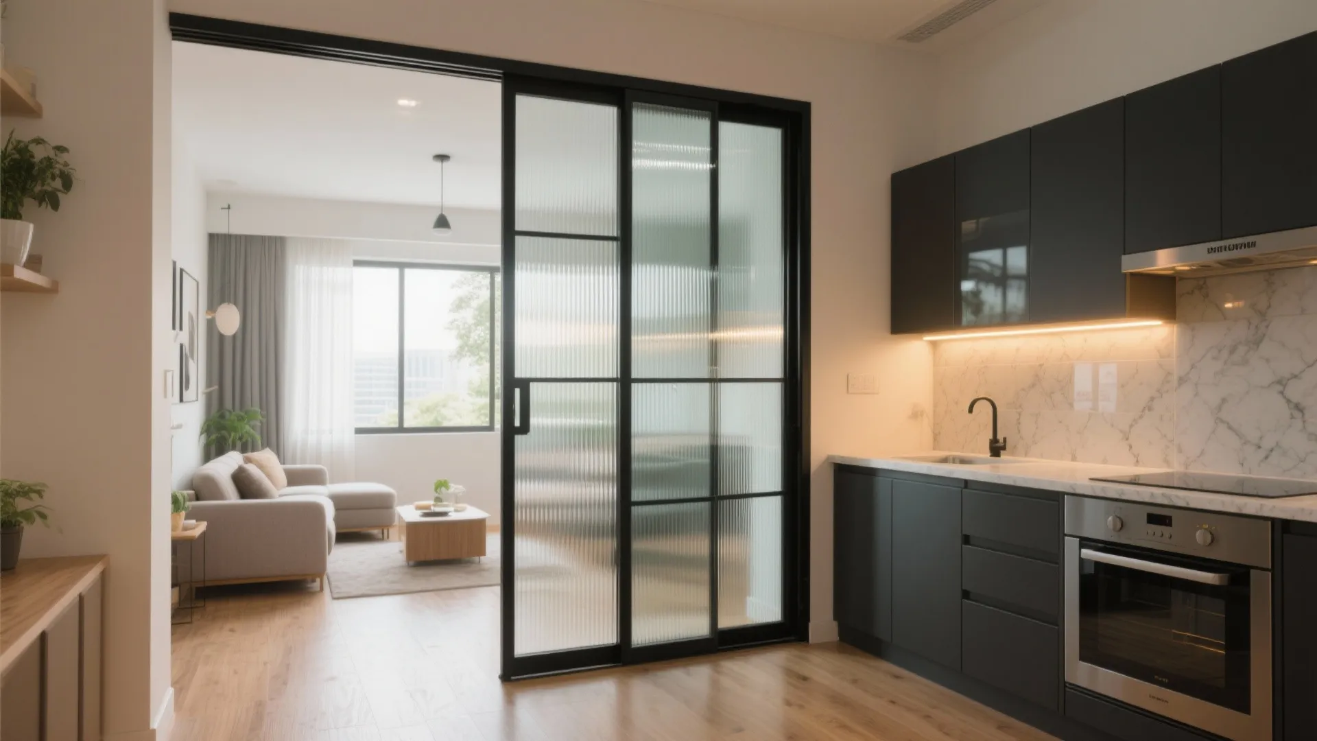 Glass and Light: Open Up Without Knocking Walls