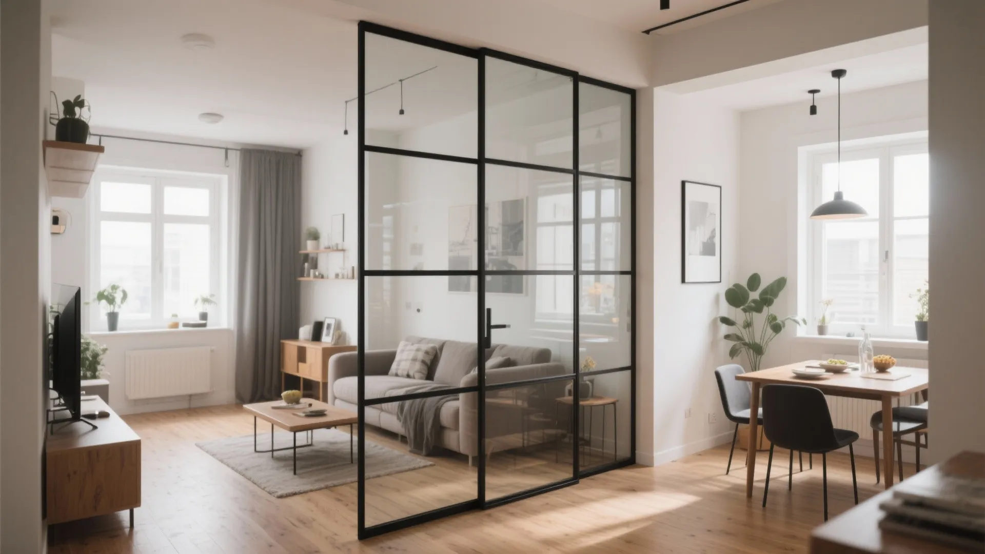 Glass Partition for Light