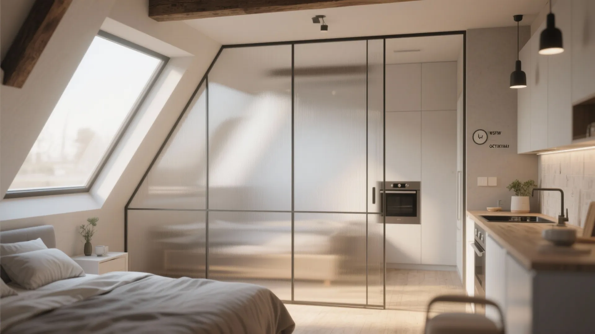 Glass Partitions for Light Flow