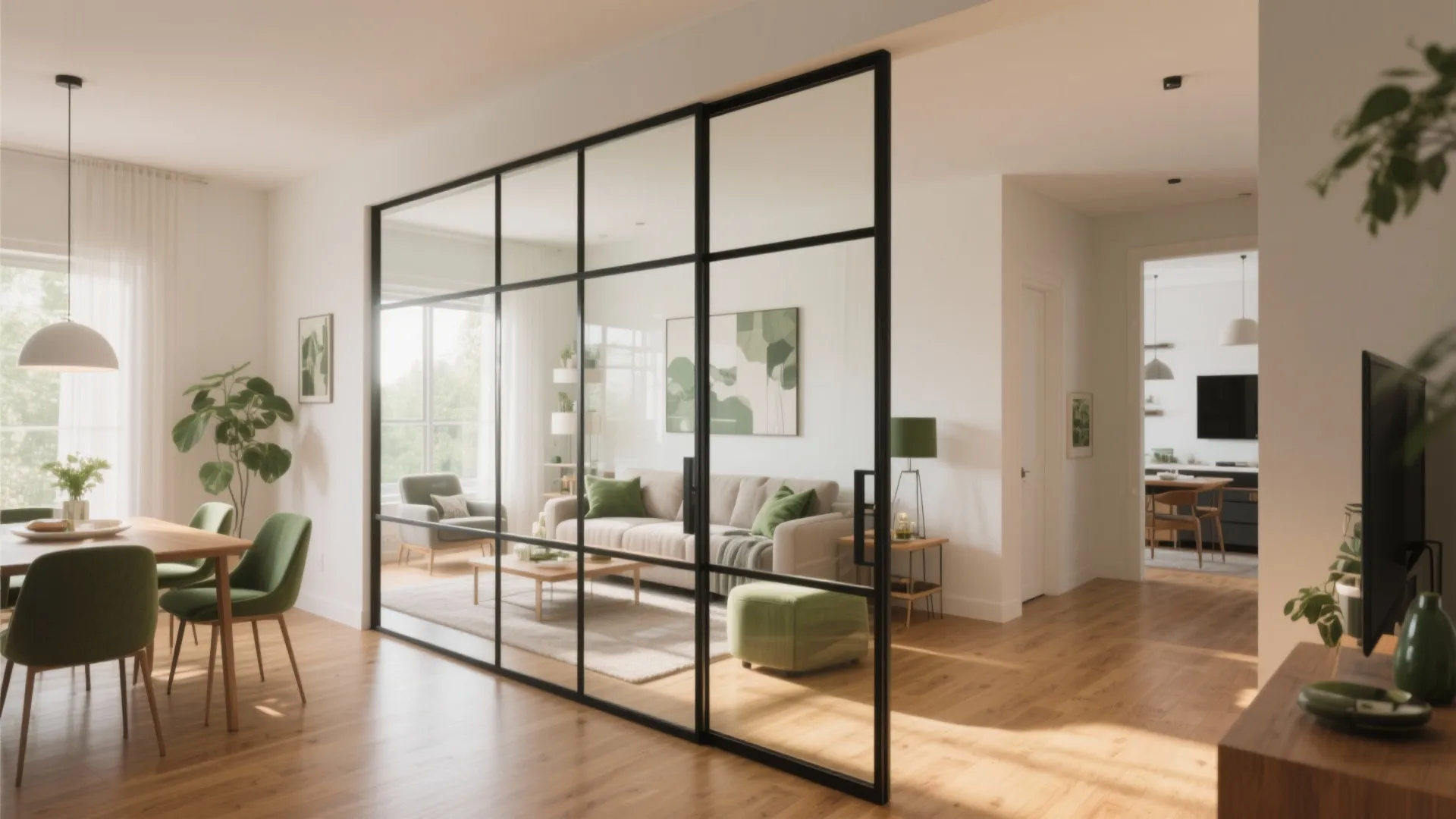 Glass Partition for Light