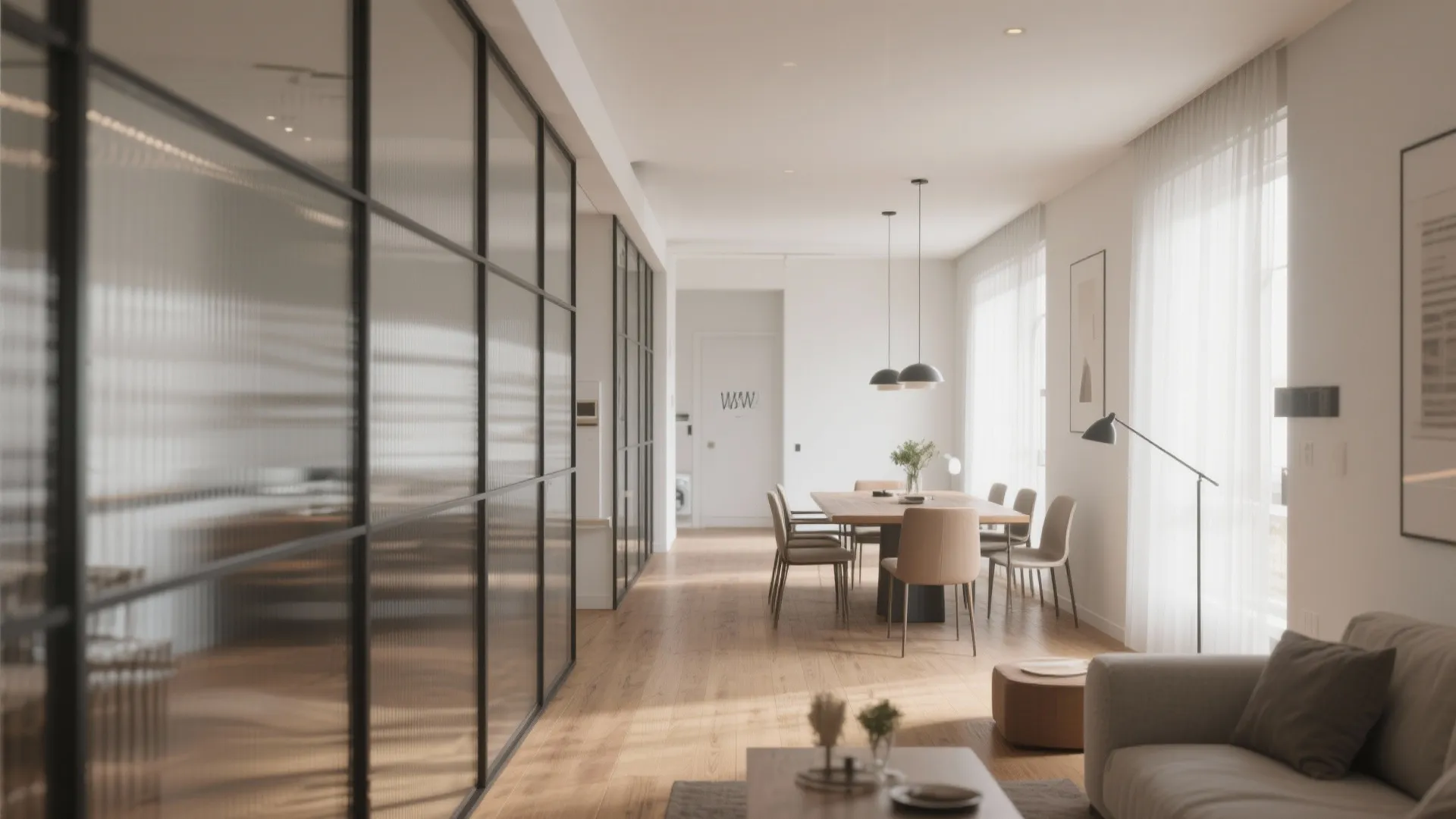 3. Glass Partition Magic