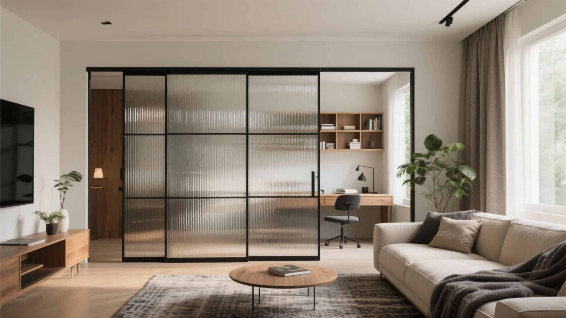 Glass Partitions for Bright, Airy Zones