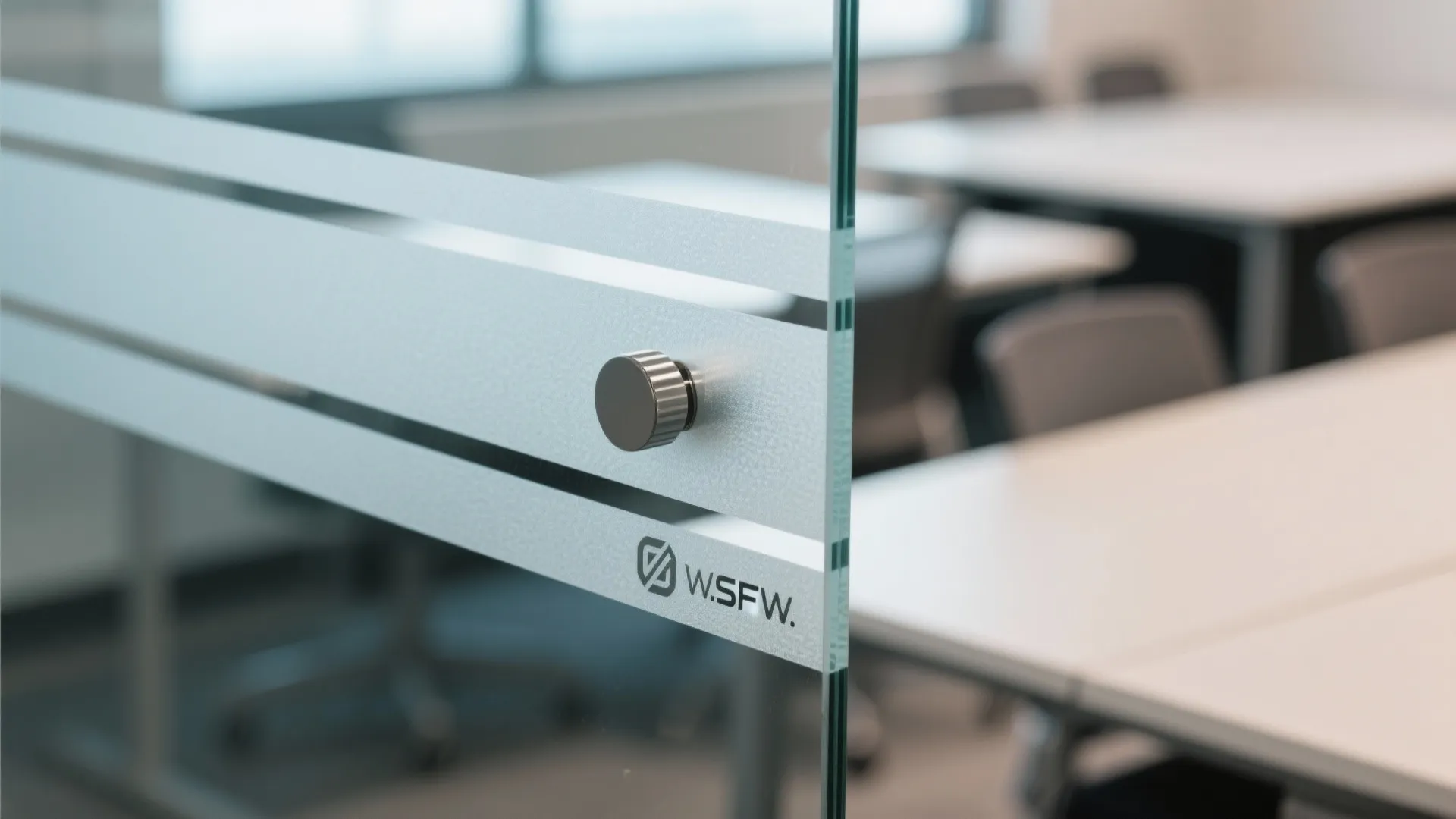 2) Glass Backsplash Walls for Light and Sightlines