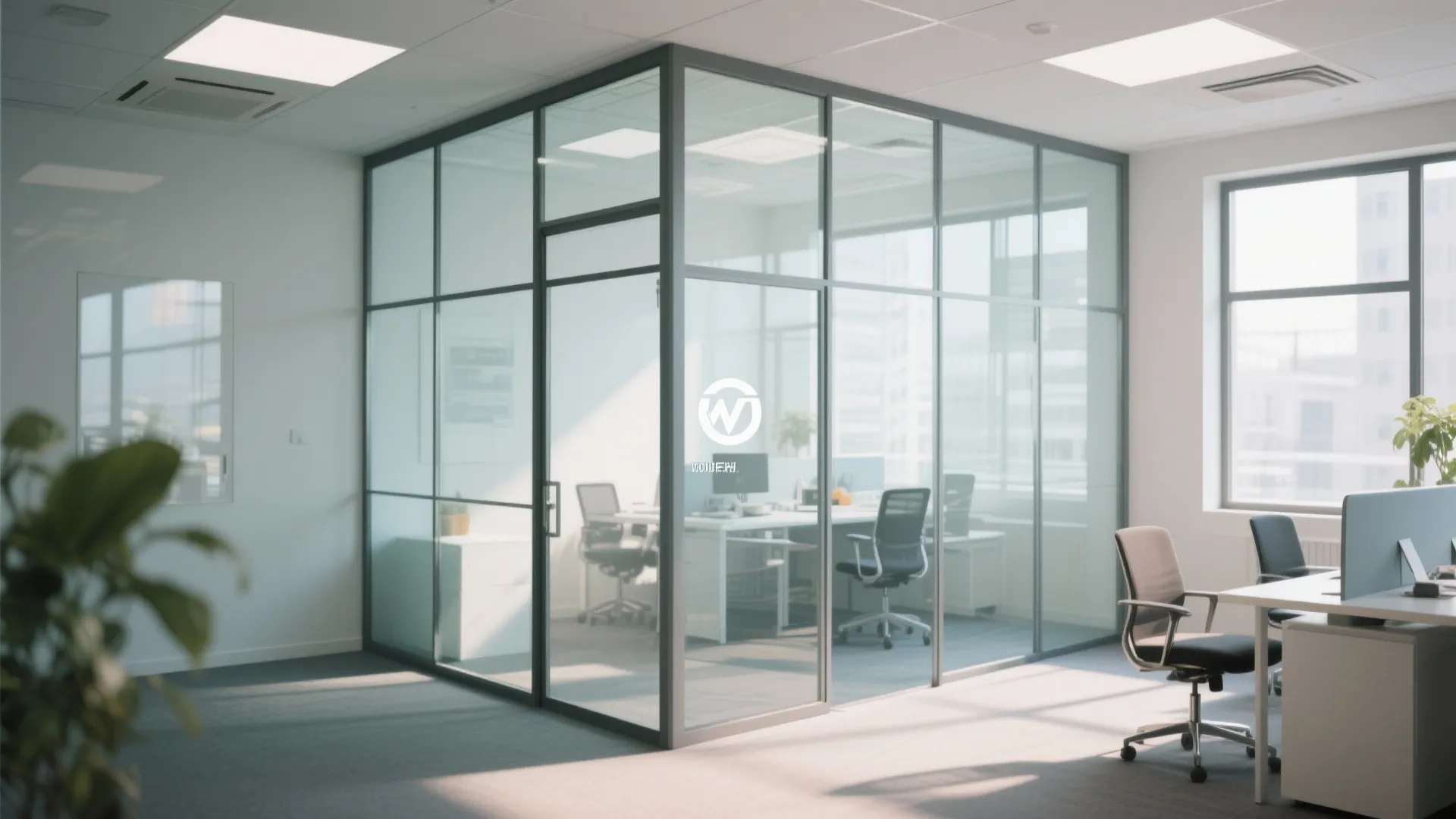 3. Glass Partitions