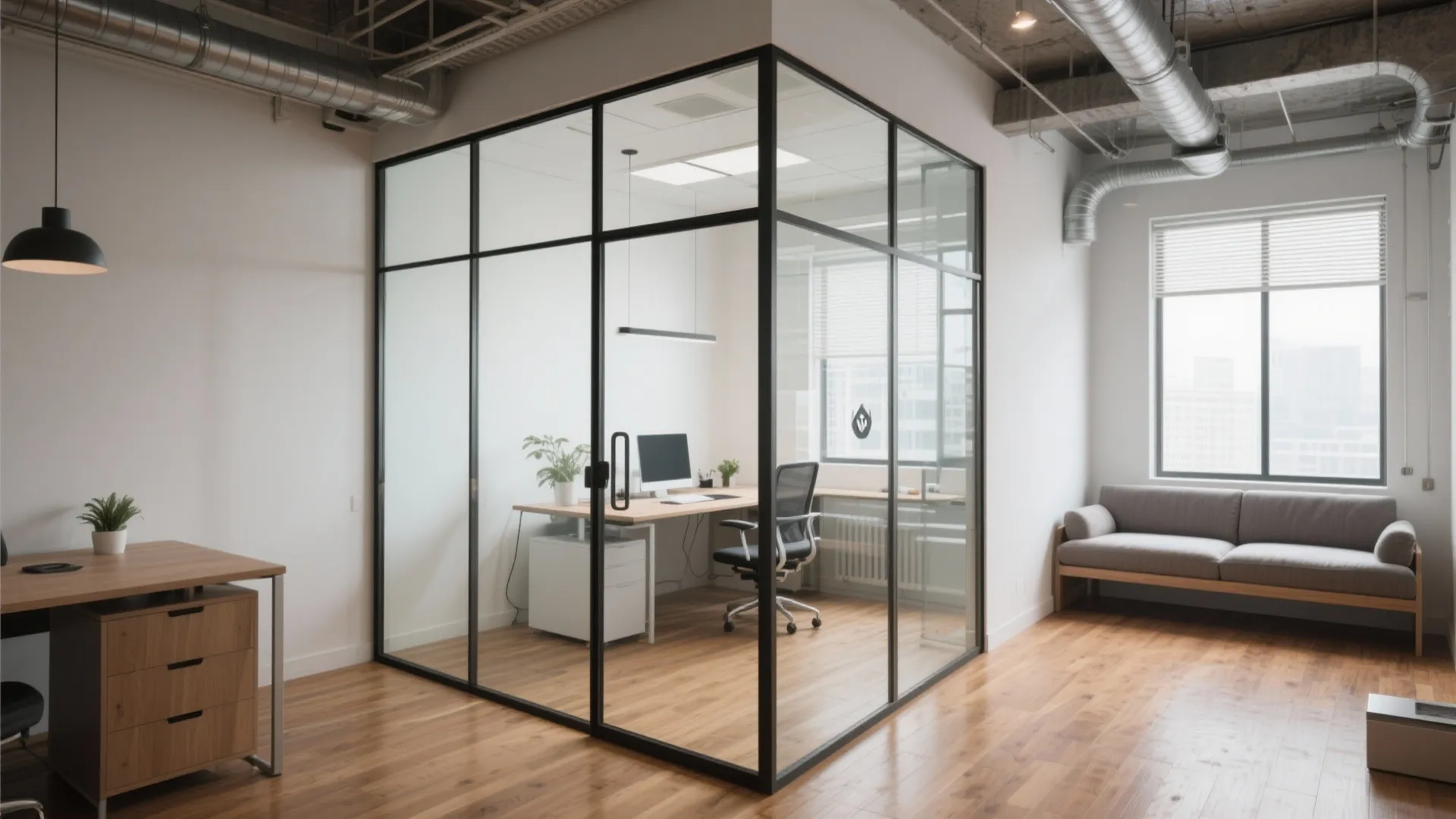 7. Glass Partition Separation