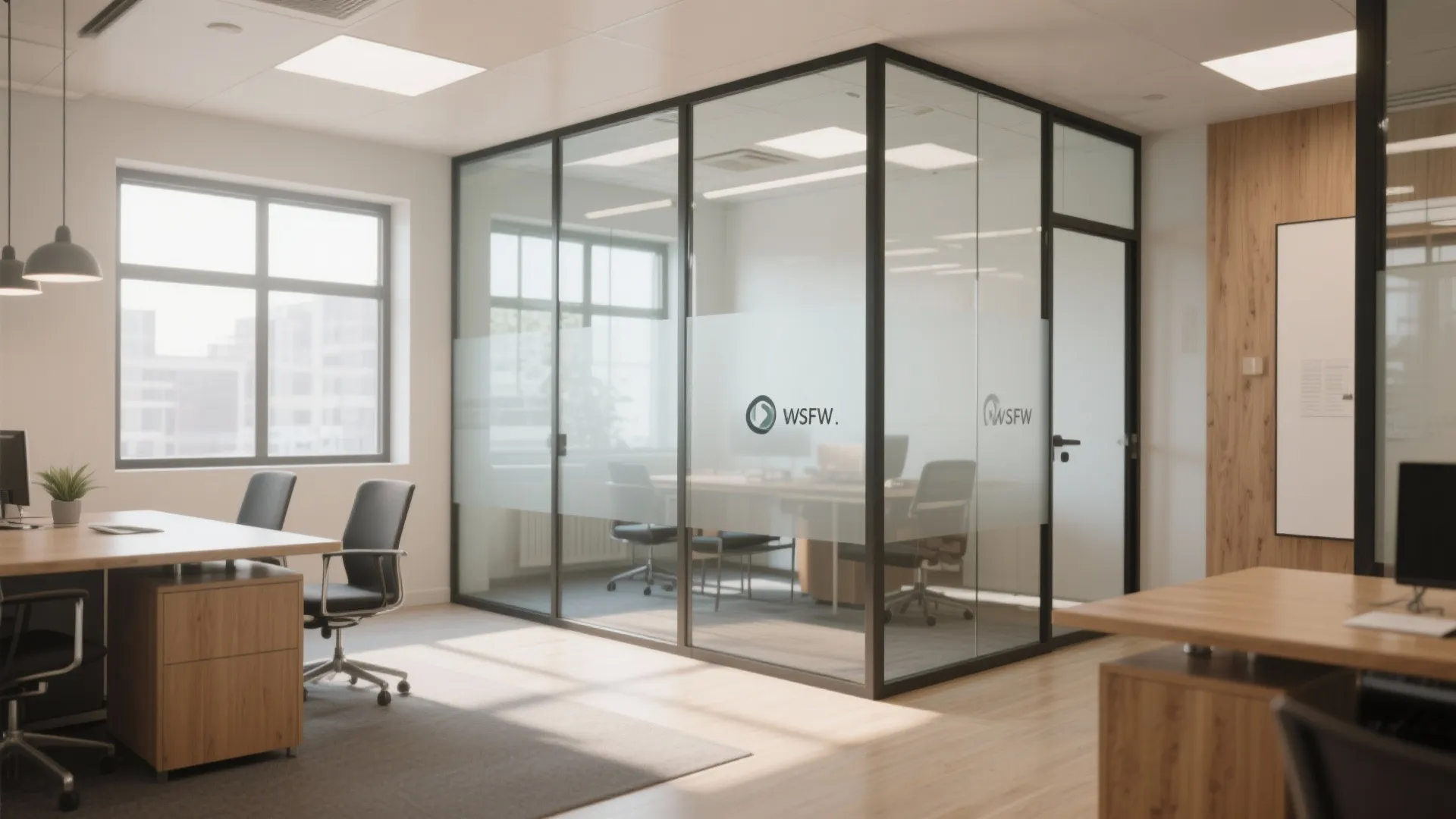 3. Glass Partitions for Openness
