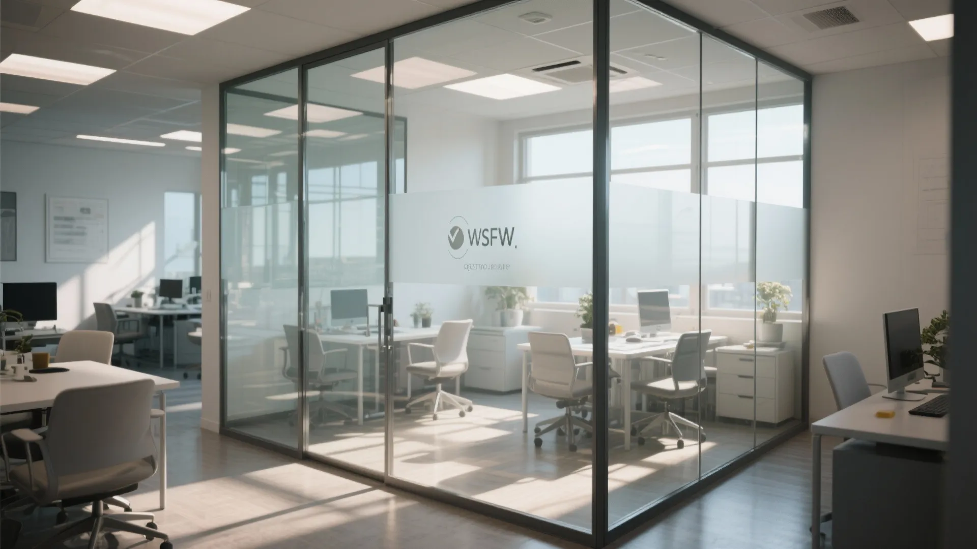 3. Glass Partitions for Light