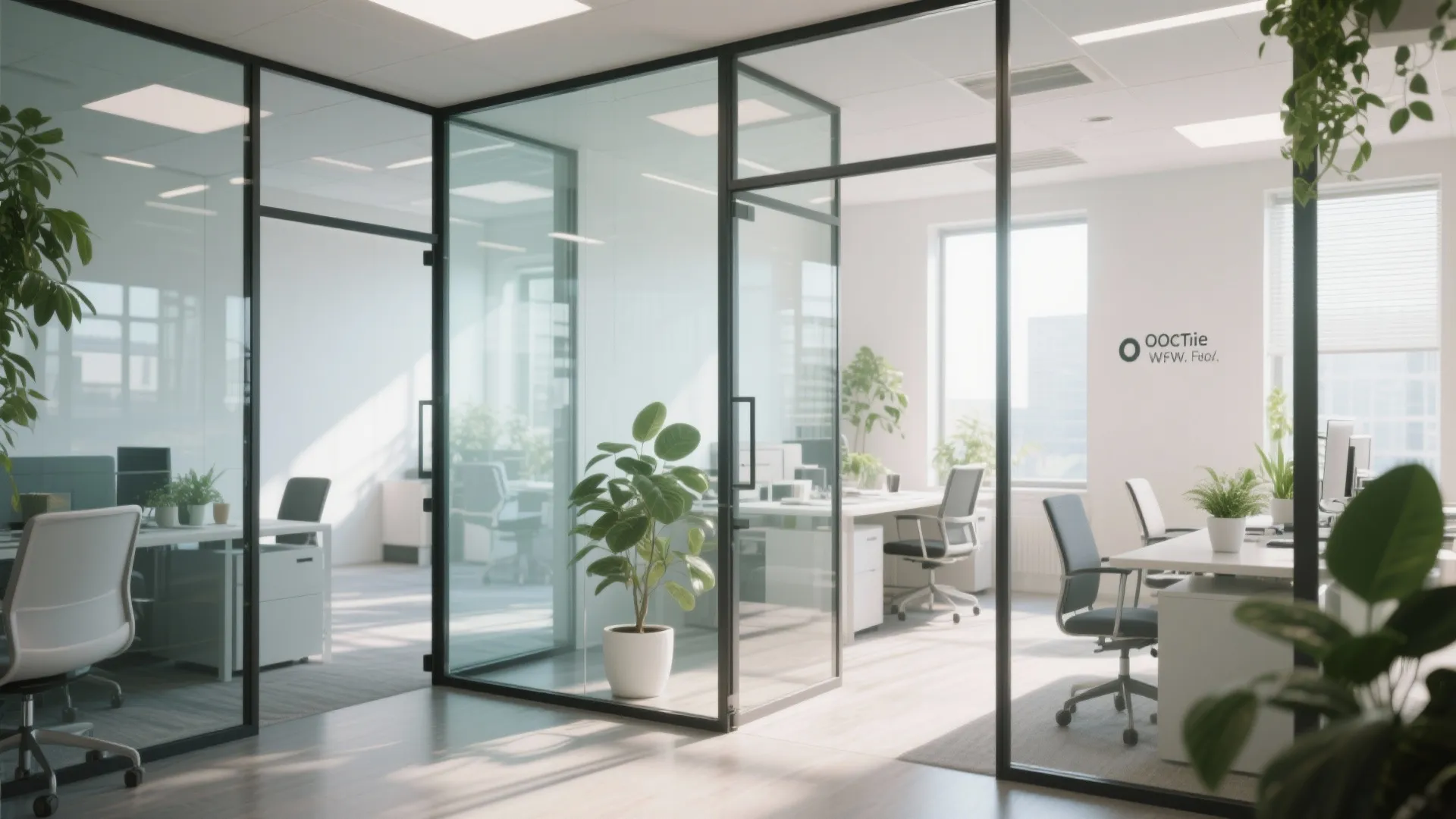 3. Glass Partitions for Light Flow