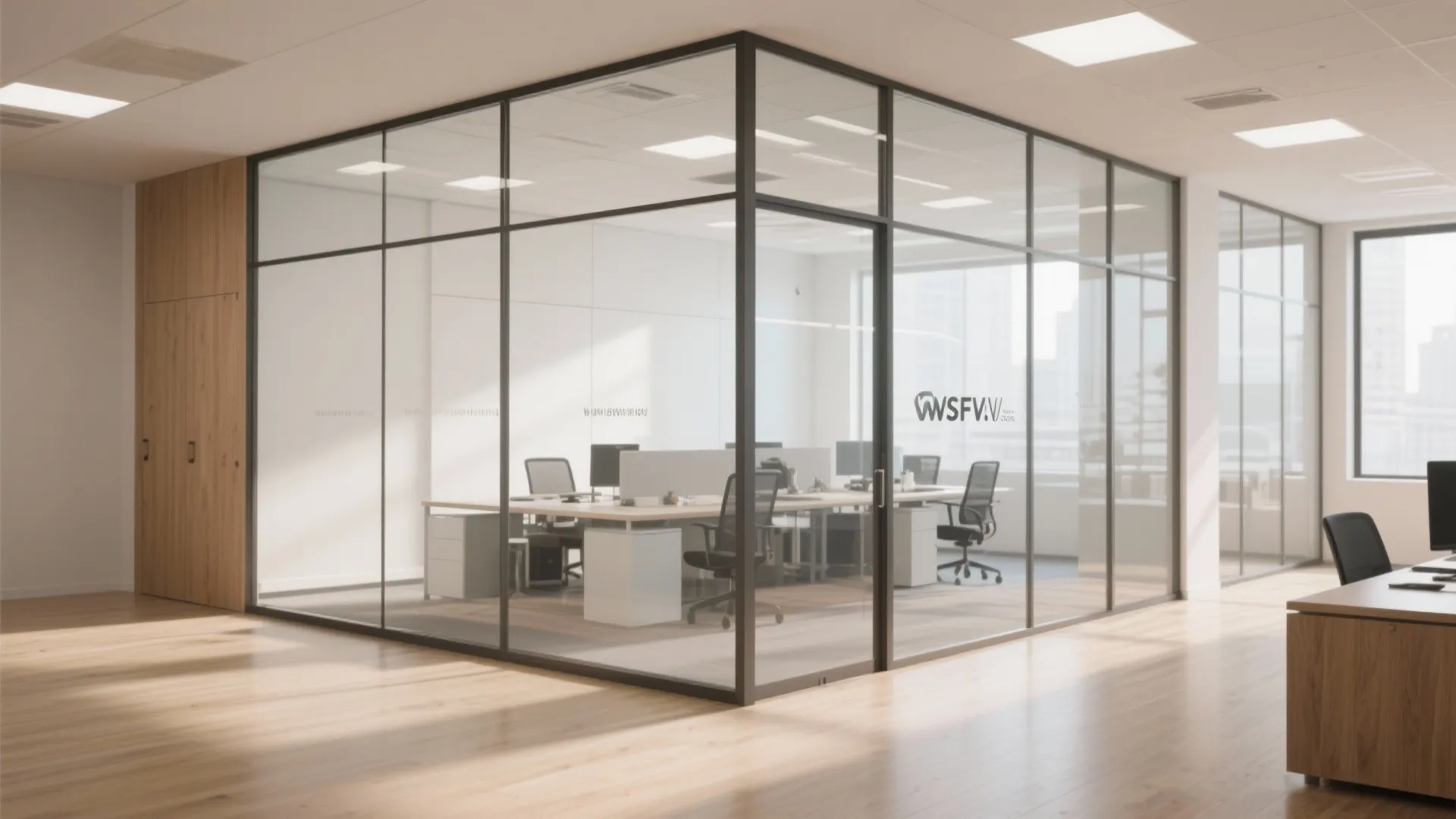 Idea 3: Glass partitions