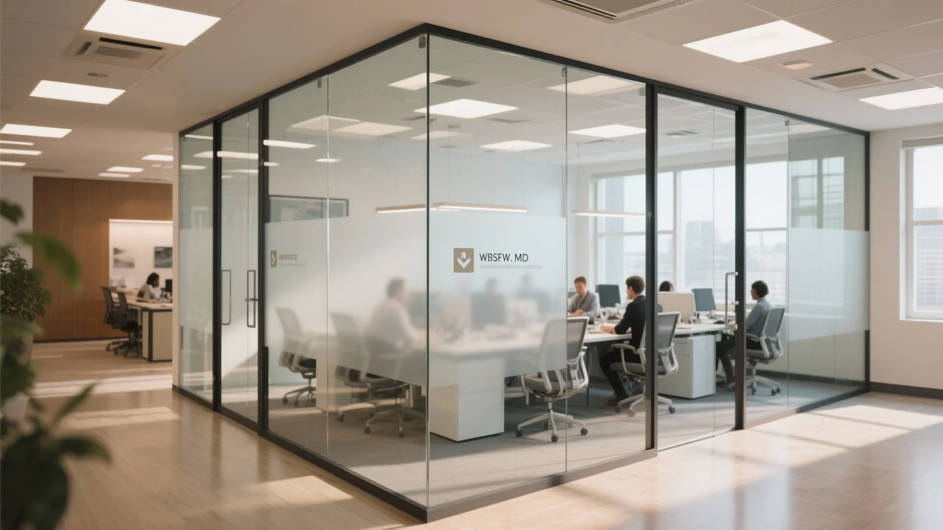 2. Glass Partition & Transparency