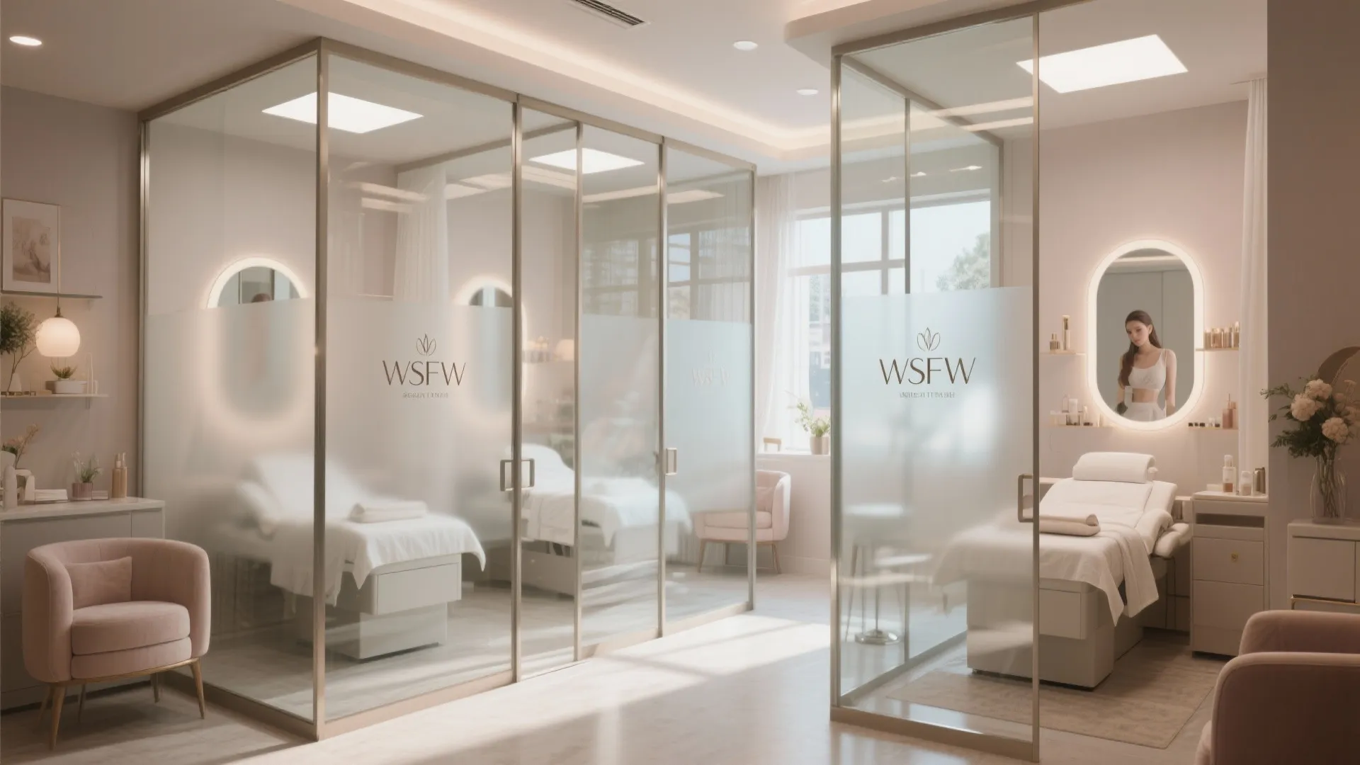 Glass Partition for Treatment Rooms