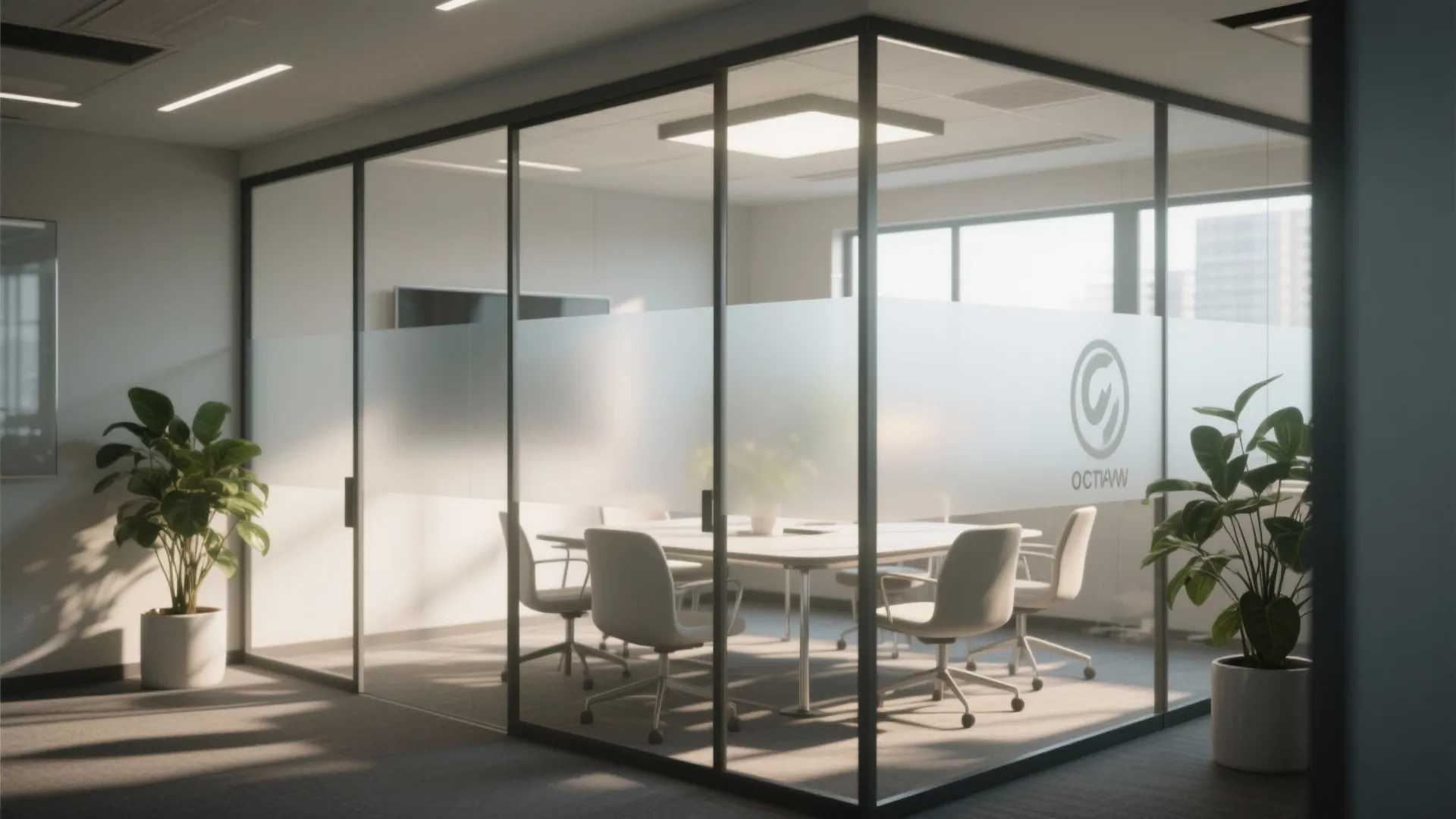 Glass partitions for openness