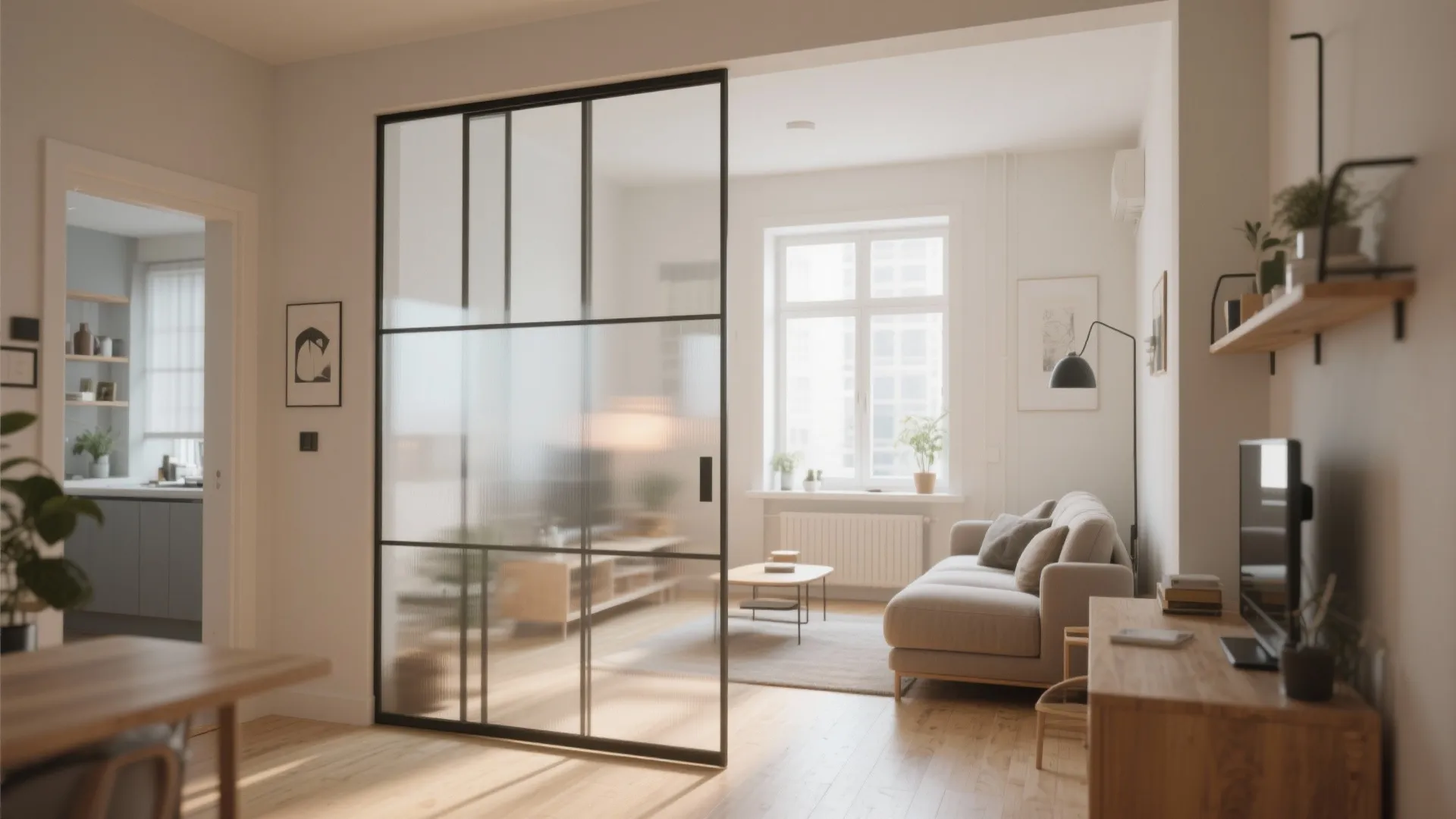 Glass Partition for Small Spaces