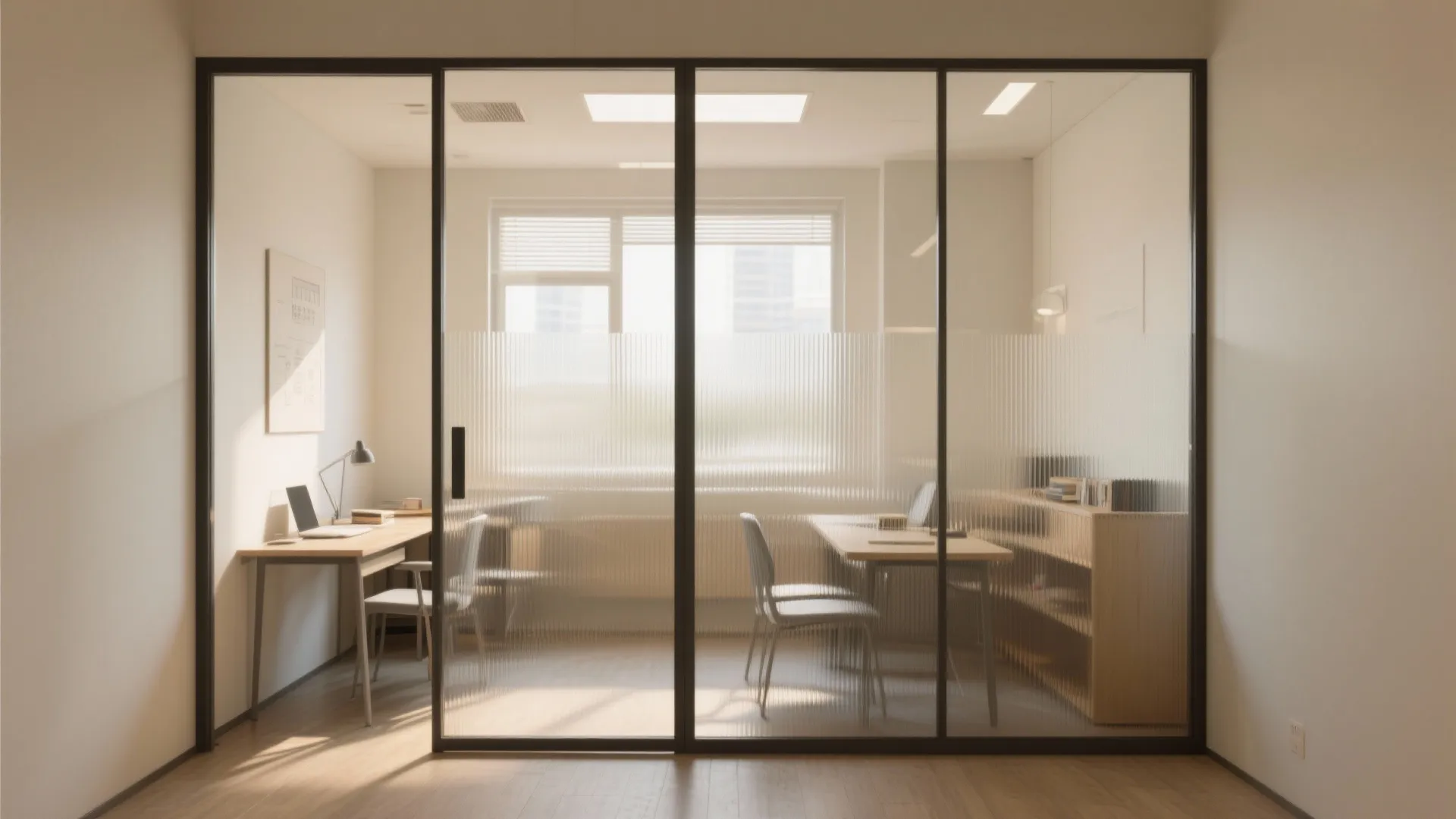 Glass Partition for Light Flow
